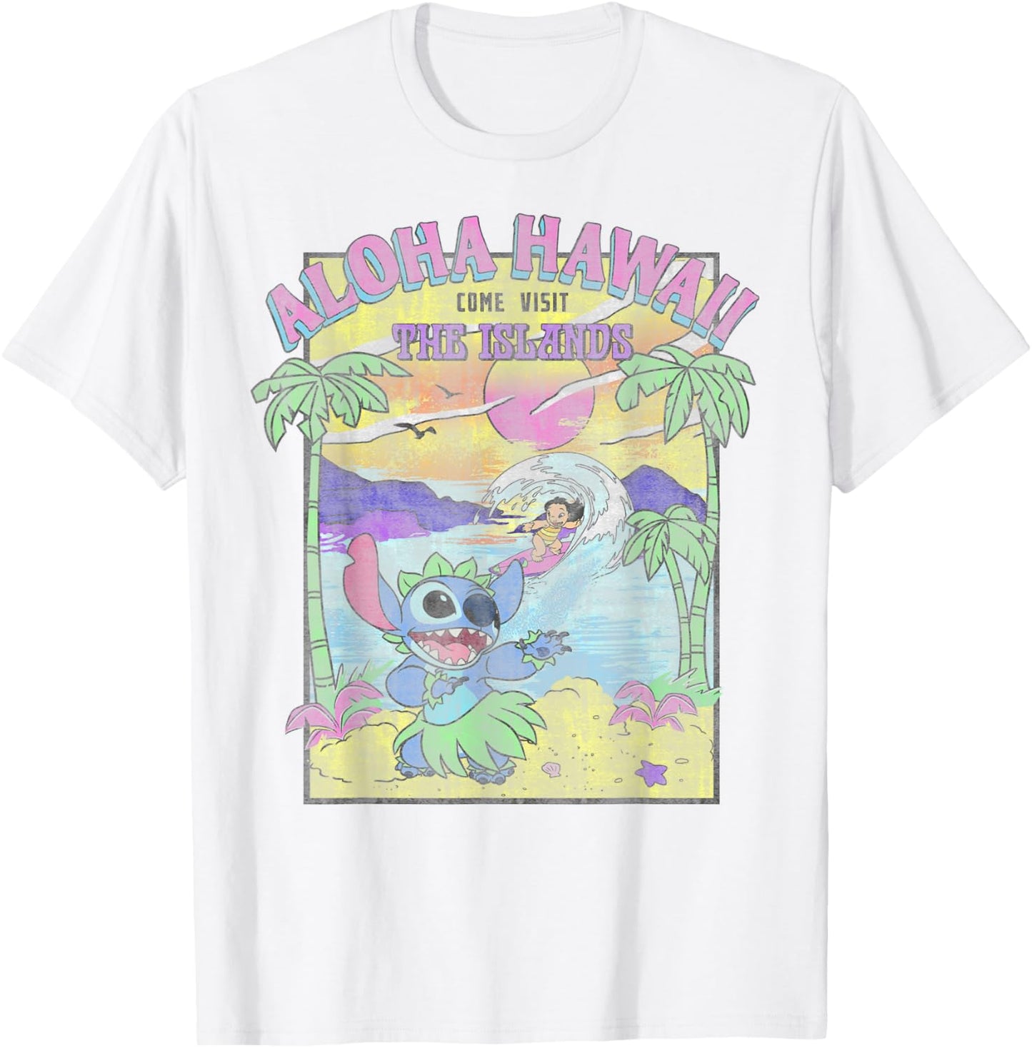 Disney Lilo & Stitch Aloha Hawaii Come Visit The Islands
