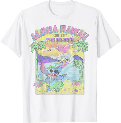 Disney Lilo & Stitch Aloha Hawaii Come Visit The Islands