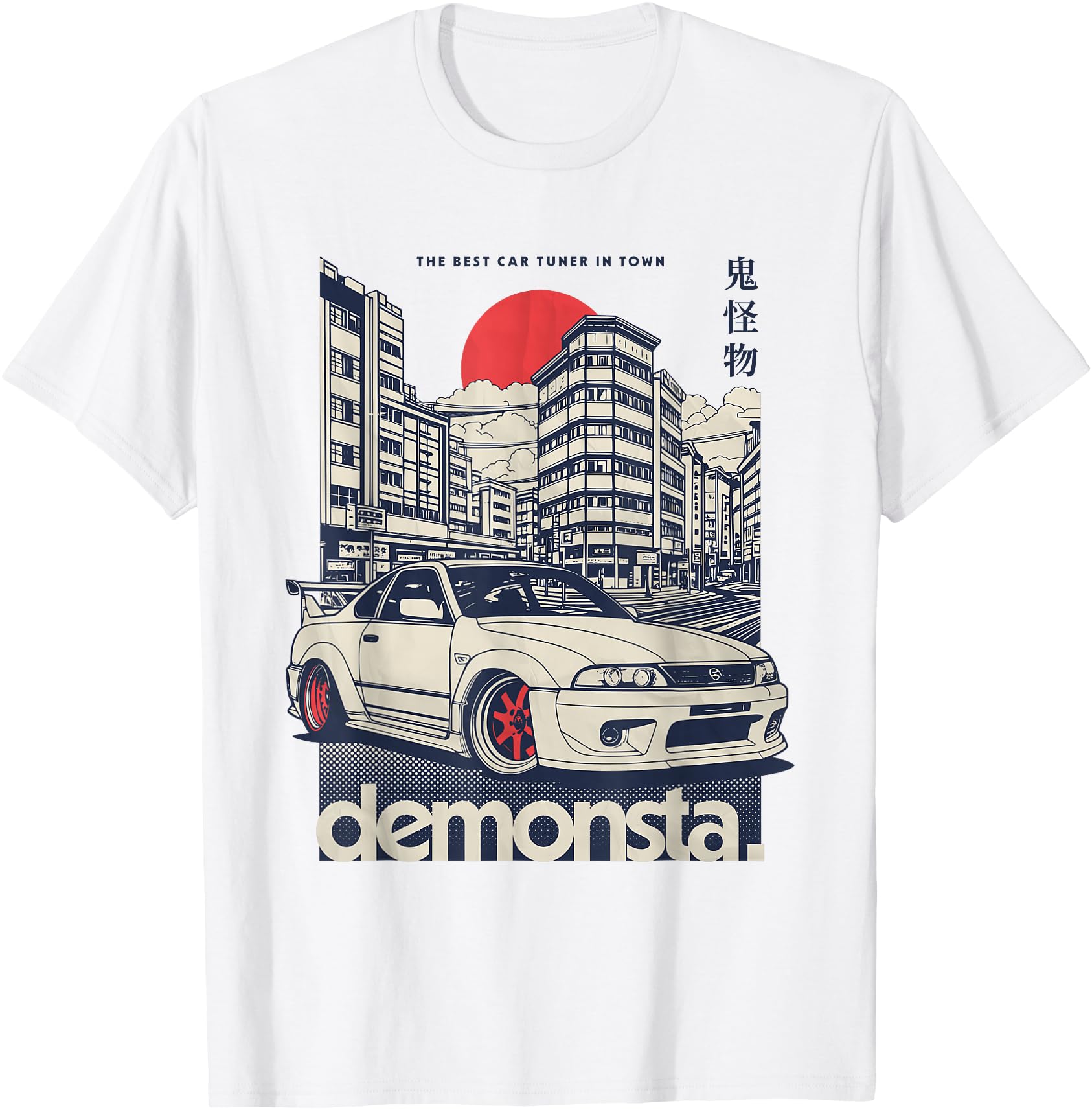 JDM Tokyo Japan Drift Race Car Tuning Retro Vintage Graphic