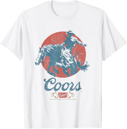 Coors Longhorn Banquet Vintage Rodeo Label