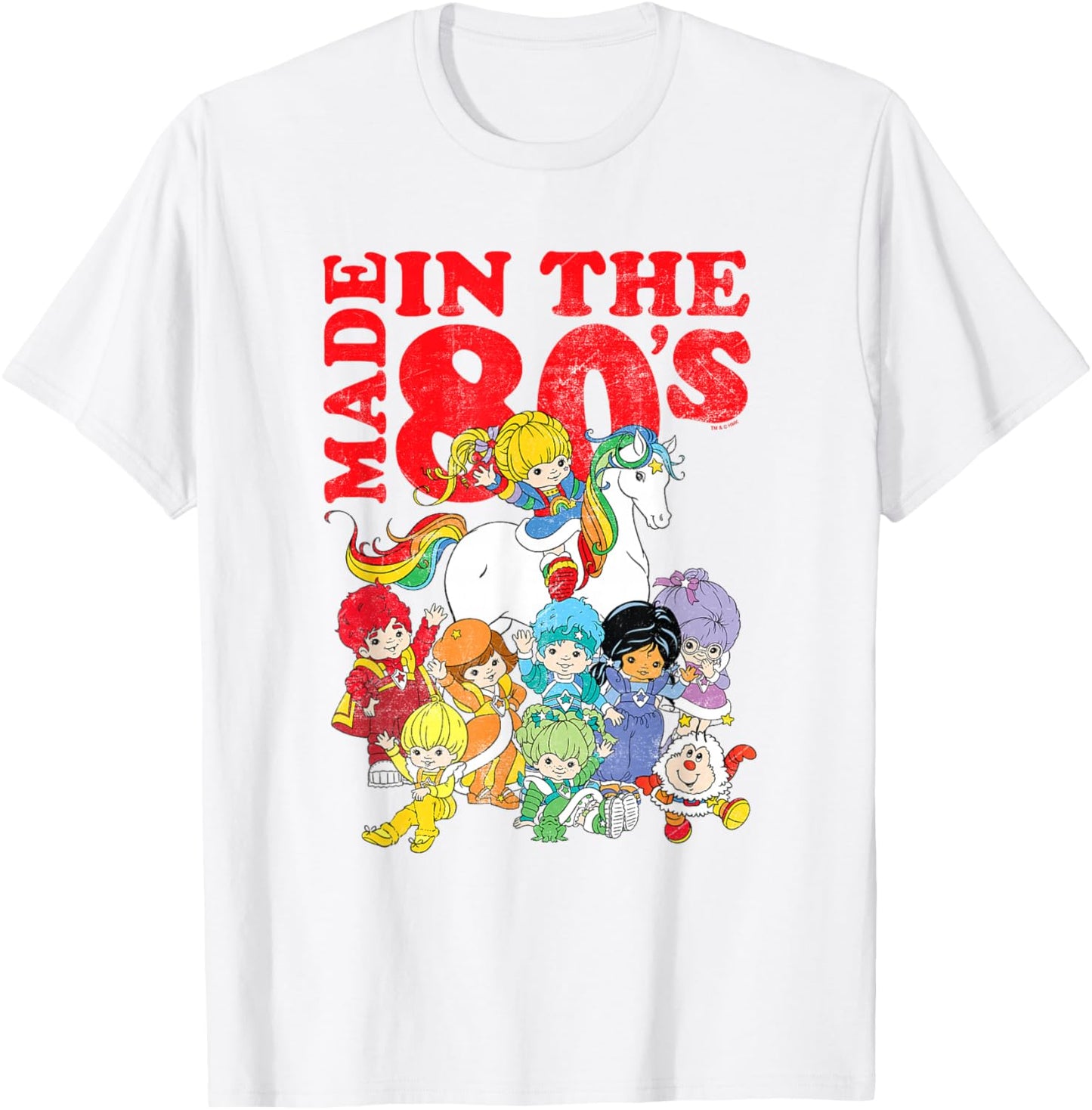 Rainbow Brite Made In The 80's Distressed Group Shot