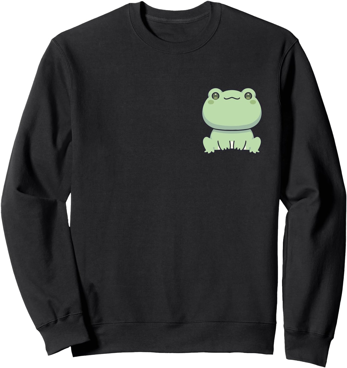 Frog Cute Kawaii Anime Japanese Aesthetic Ambhibian Lover Sweatshirt