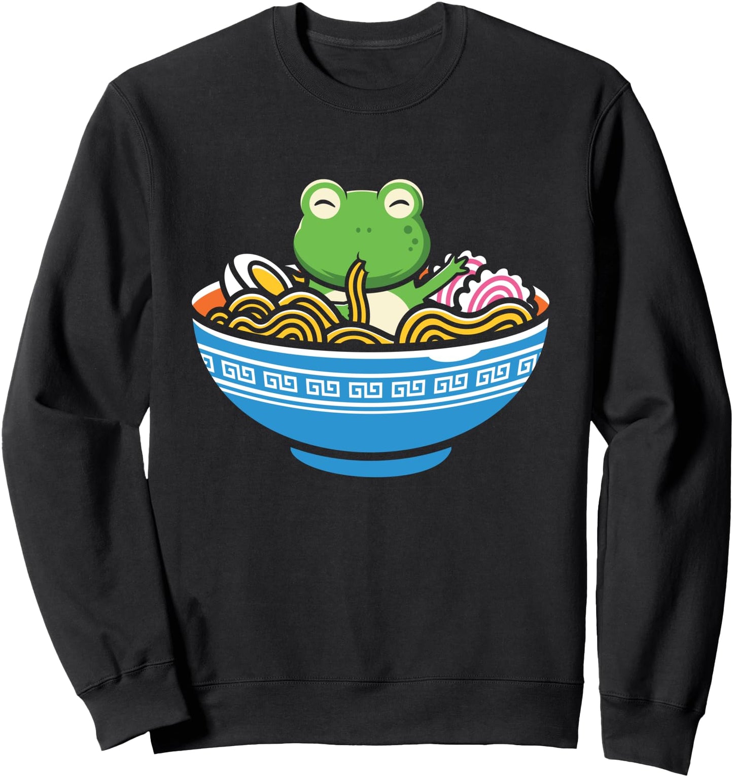 Ramen Cute Anime Stuff Kawaii Japanese Weeb Frog Sweatshirt