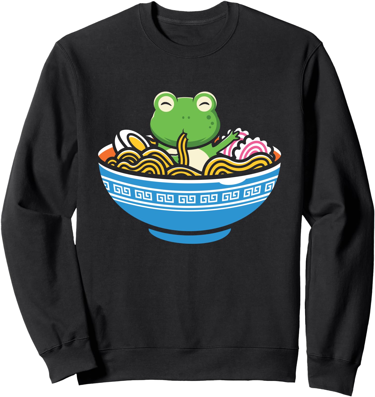 Ramen Cute Anime Stuff Kawaii Japanese Weeb Frog Sweatshirt