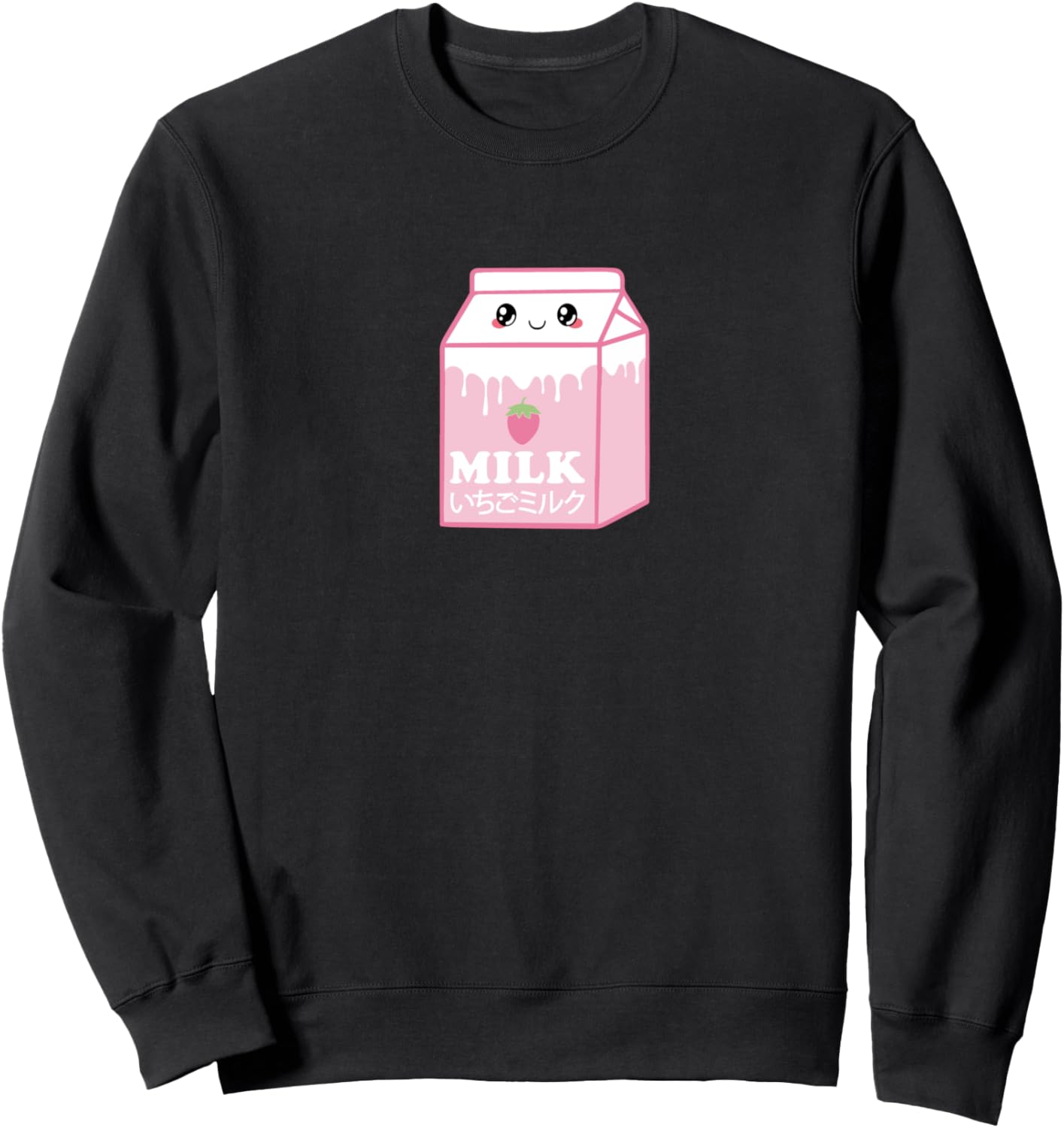 Japanese Strawberry Milk Pastel Kawaii Anime Aesthetic Sweatshirt