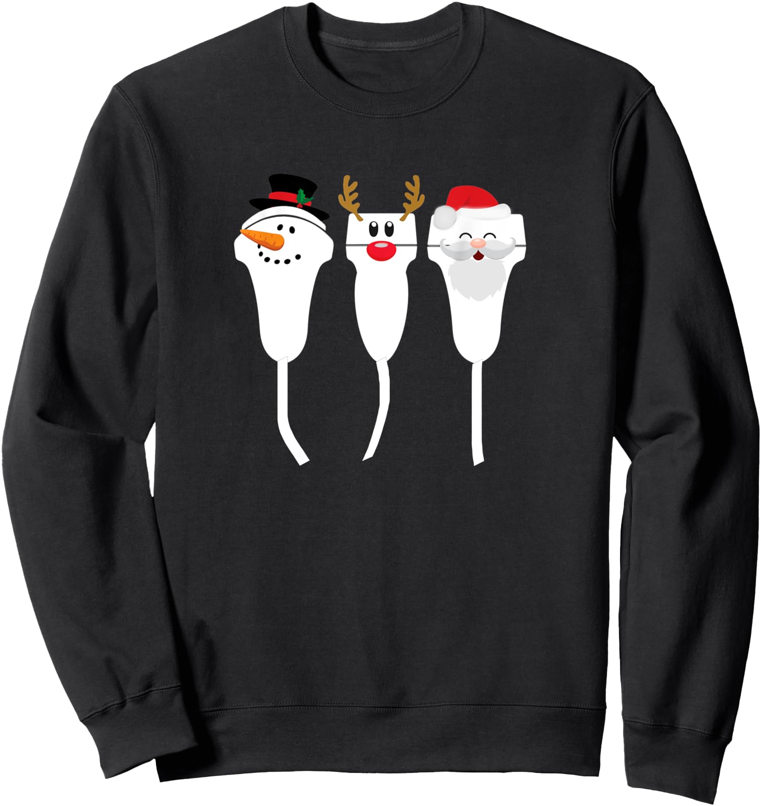 Christmas Ultrasound Transducer Sonogram Probe Holiday Tech Sweatshirt
