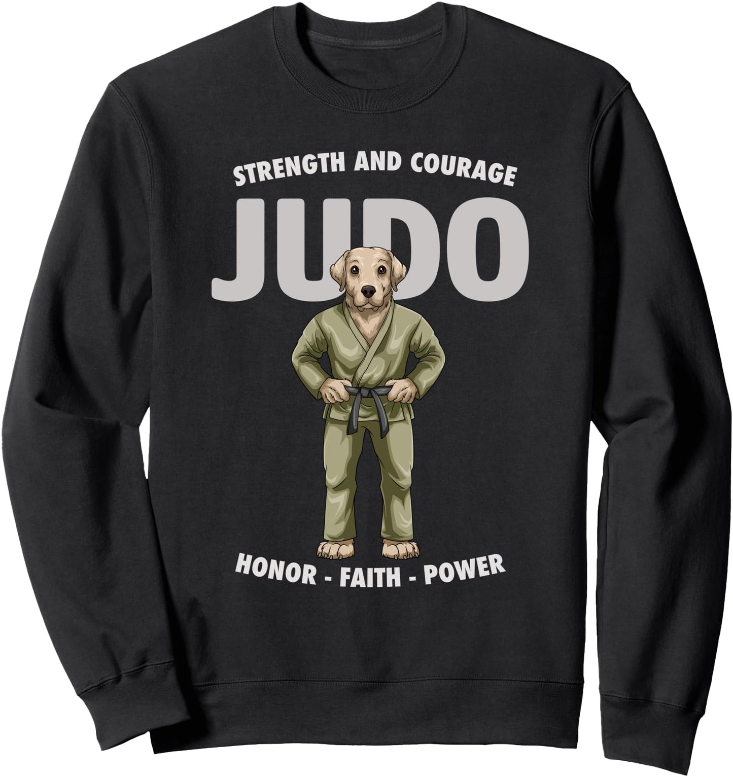 Judoka Dog - Judu Judoist Japanese Martial Arts Sweatshirt