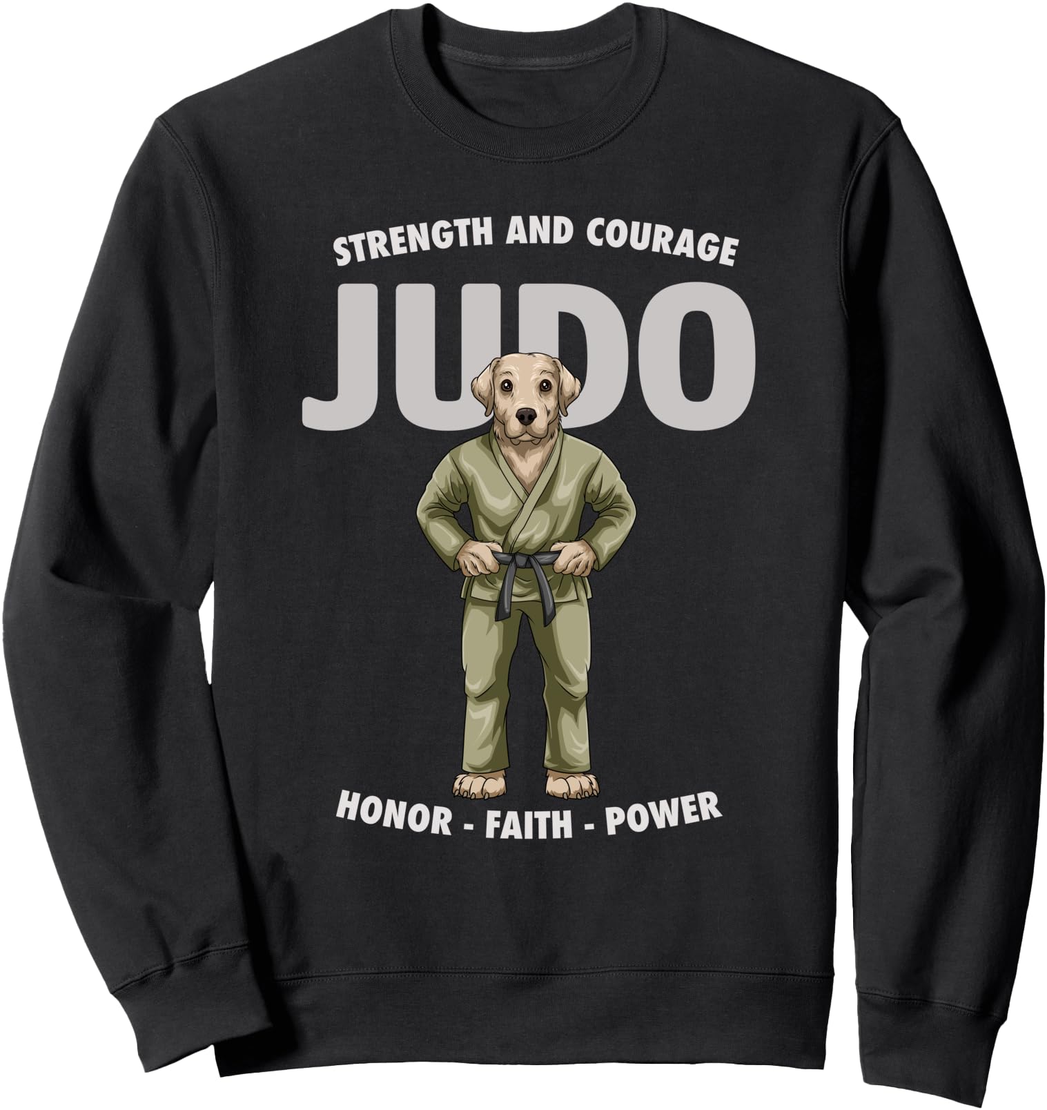 Judoka Dog - Judu Judoist Japanese Martial Arts Sweatshirt