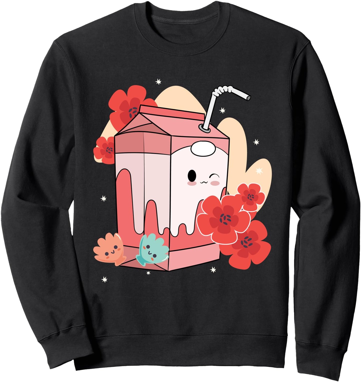 Manga Otaku Milkshake Kawaii Japanese Milk Shake Carton Sweatshirt