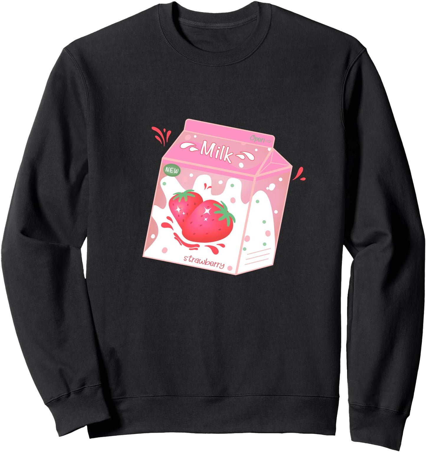 Kawaii Japanese Strawberry Milk Sweatshirt