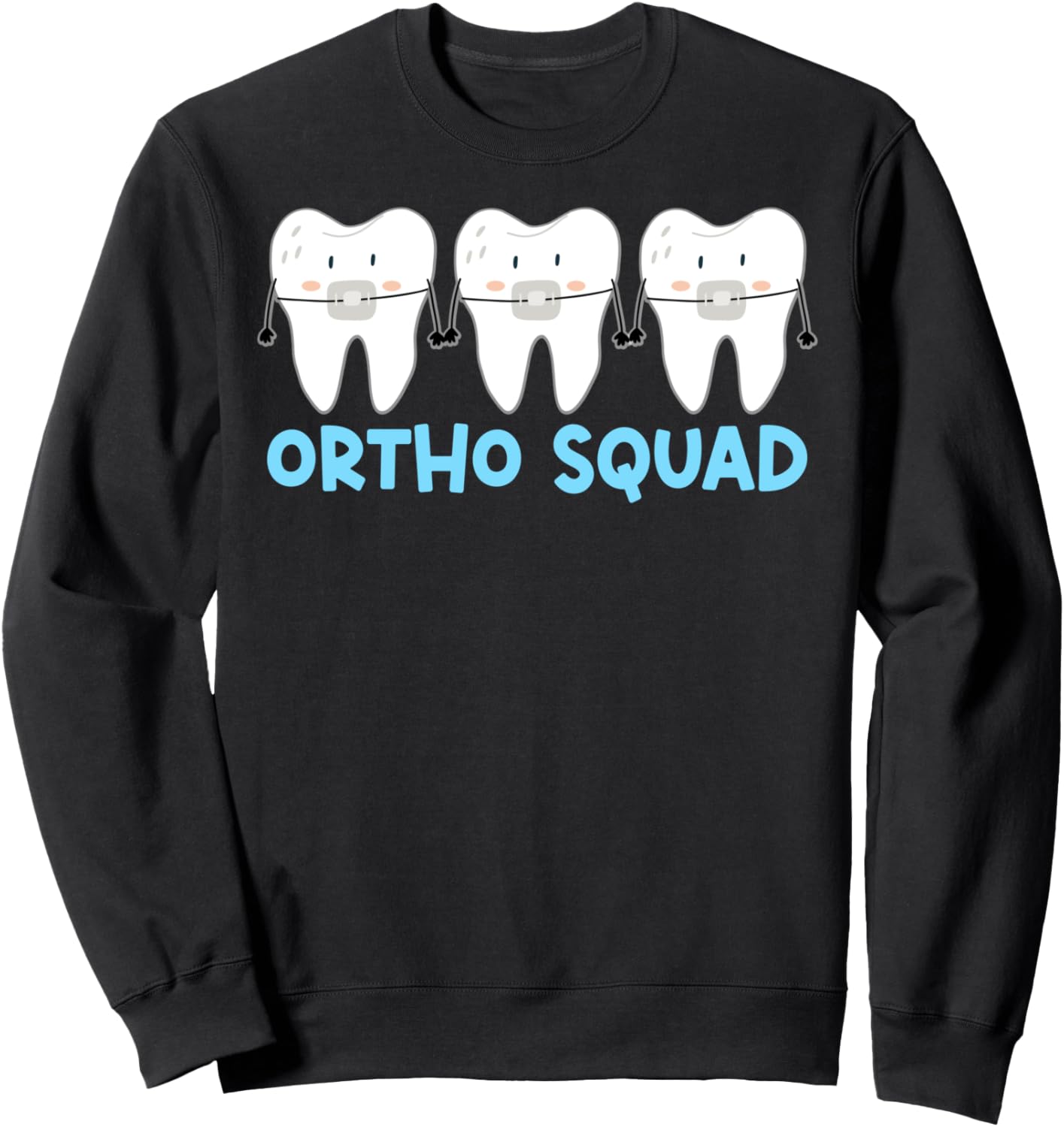 Groovy Ortho Squad Orthodontist Team Orthodontics Crew Sweatshirt