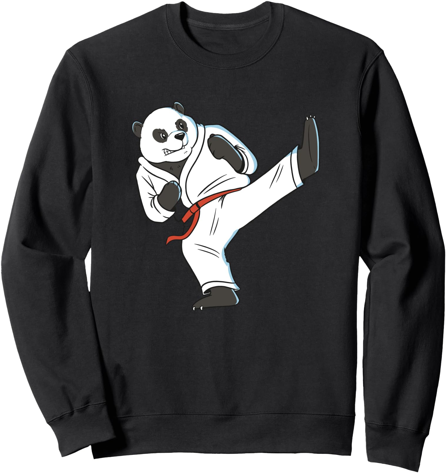 Karate - Cute Japanese Martial Arts Panda Sweatshirt