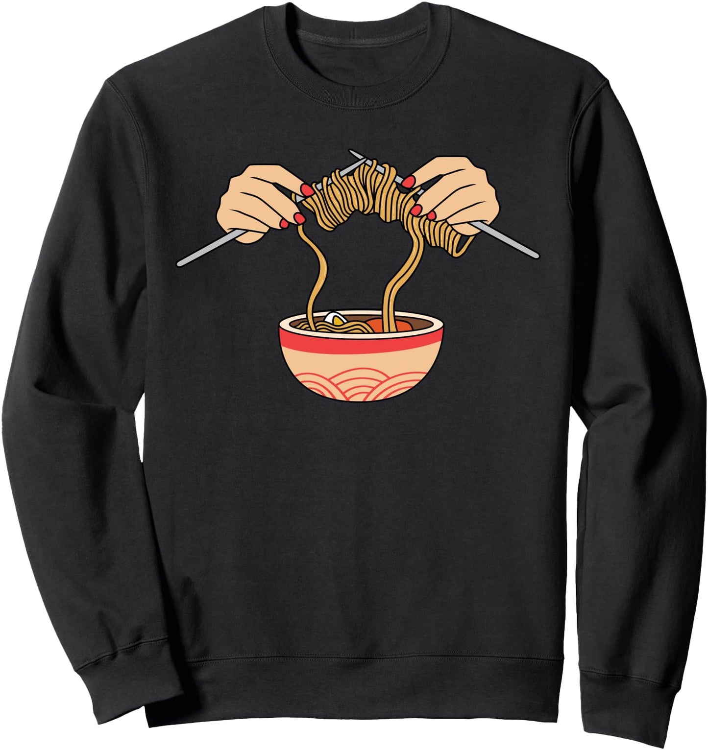 Noodle Knitting Japanese Sweatshirt