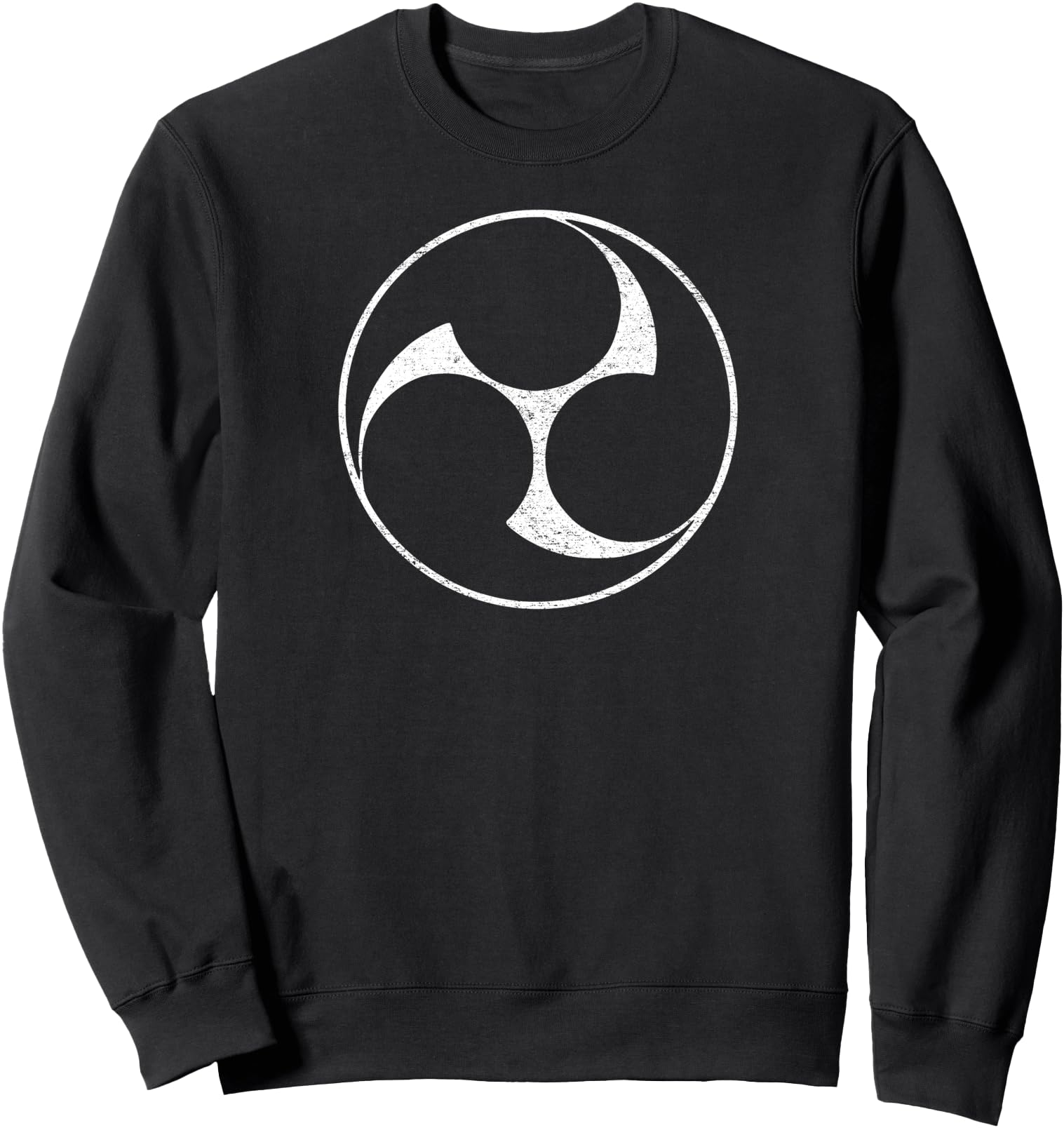 TOMOE MITSUDOMOE JAPANESE SHINTO SYMBOL YIN YANG Sweatshirt