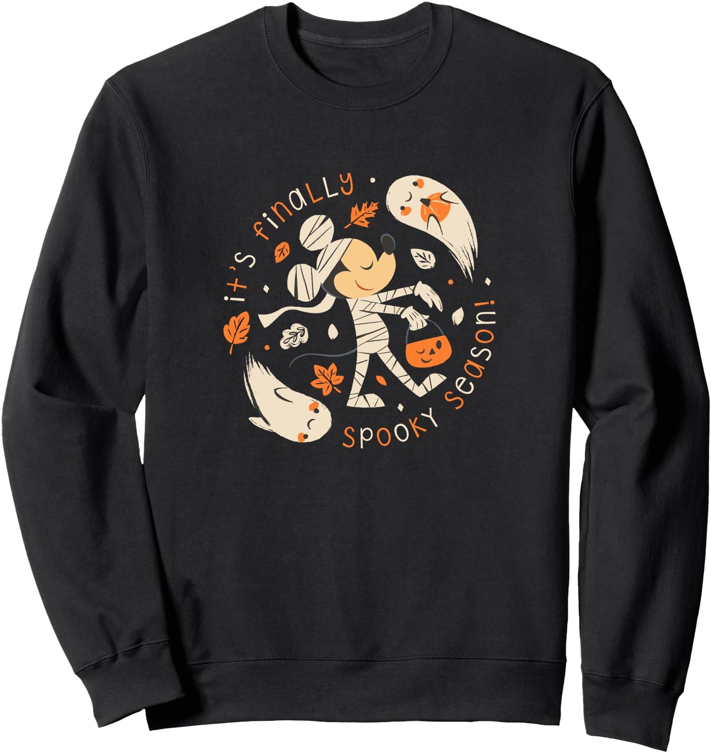 Disney Mickey And Friends Halloween Finally Spooky Season! Sweatshirt