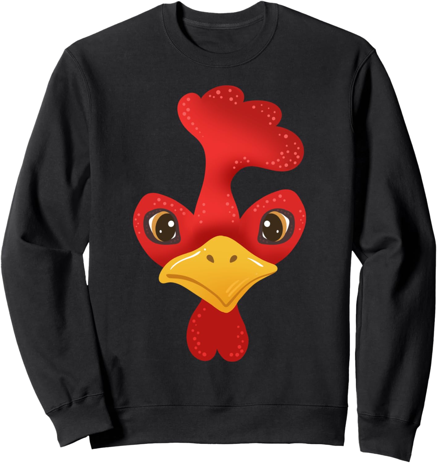 Chicken Face Thanksgiving Halloween Sweatshirt