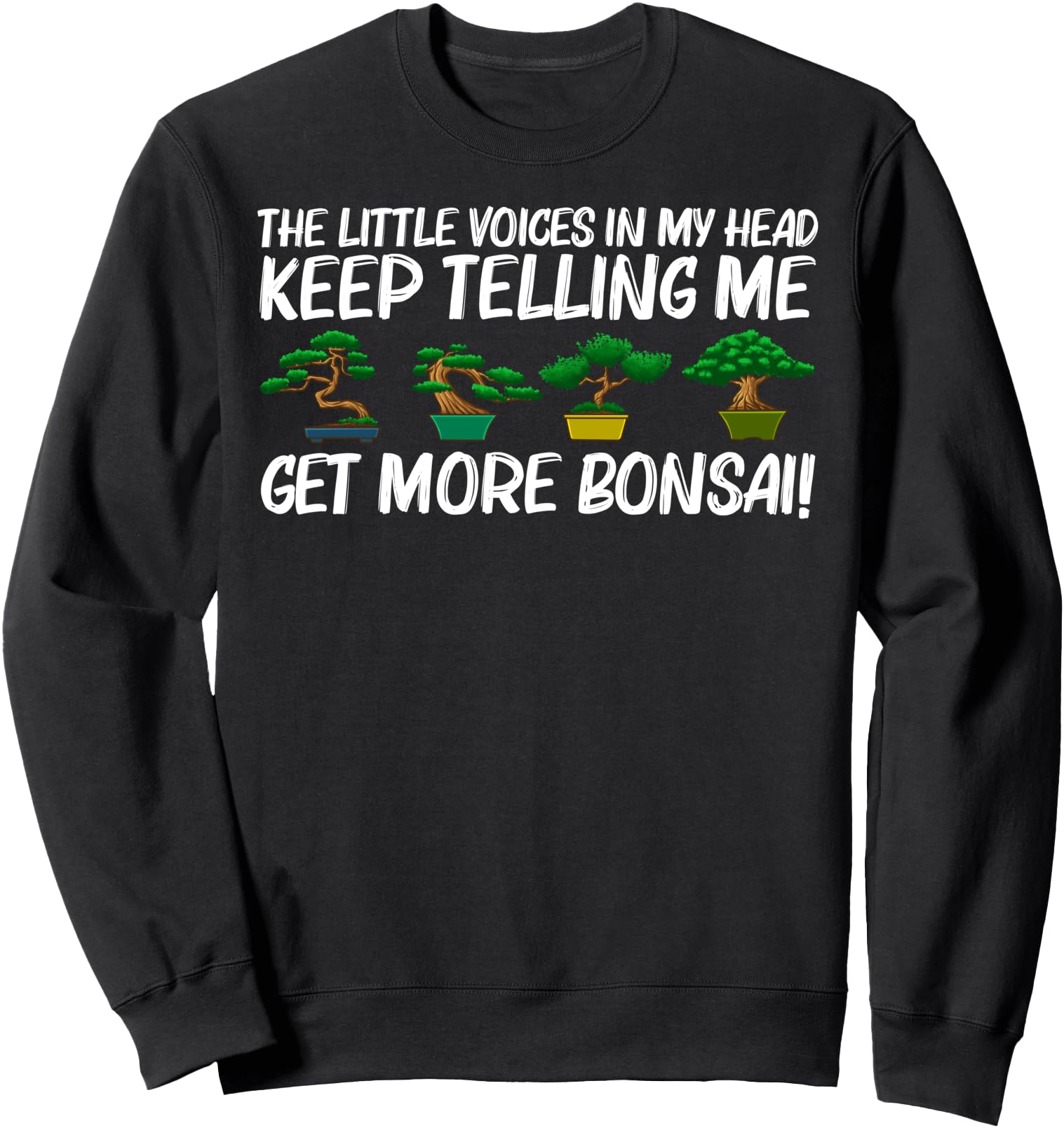 Cute Bonsai Design For Men Women Japanese Bonsai Tree Lovers Sweatshirt