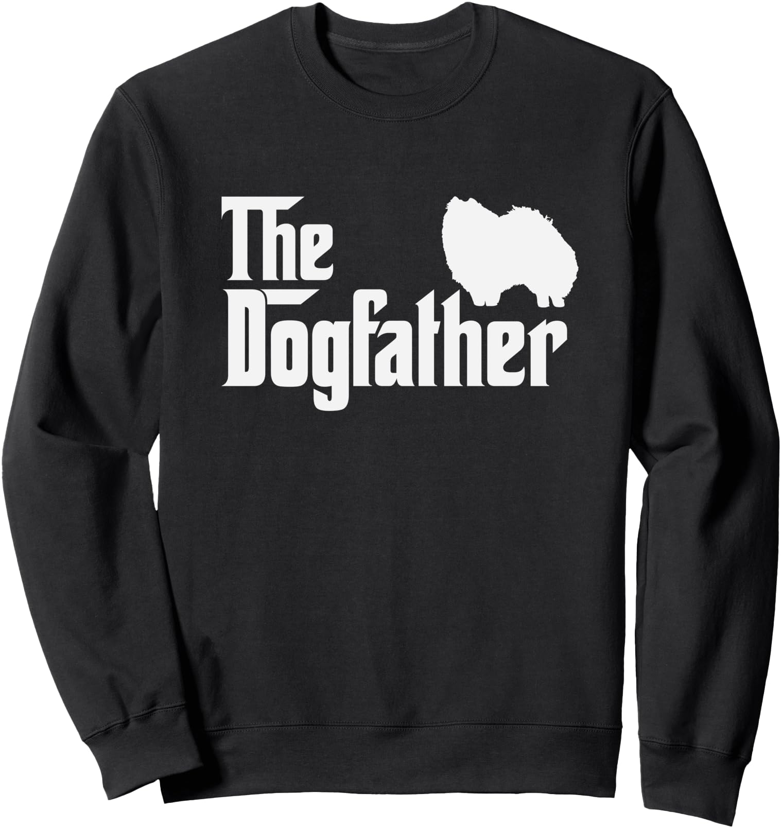 japanese spitz DogFather Funny Dog Dad Sweatshirt