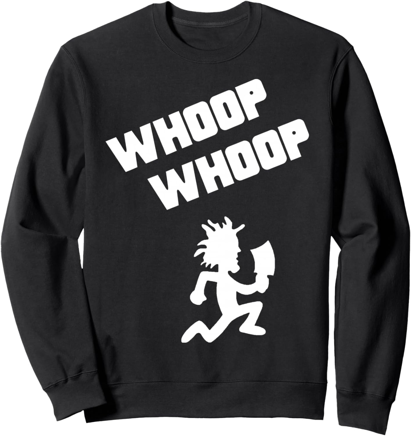 Juggalette ICP Whoop Whoop Jugg Man Vibrant White Design Sweatshirt