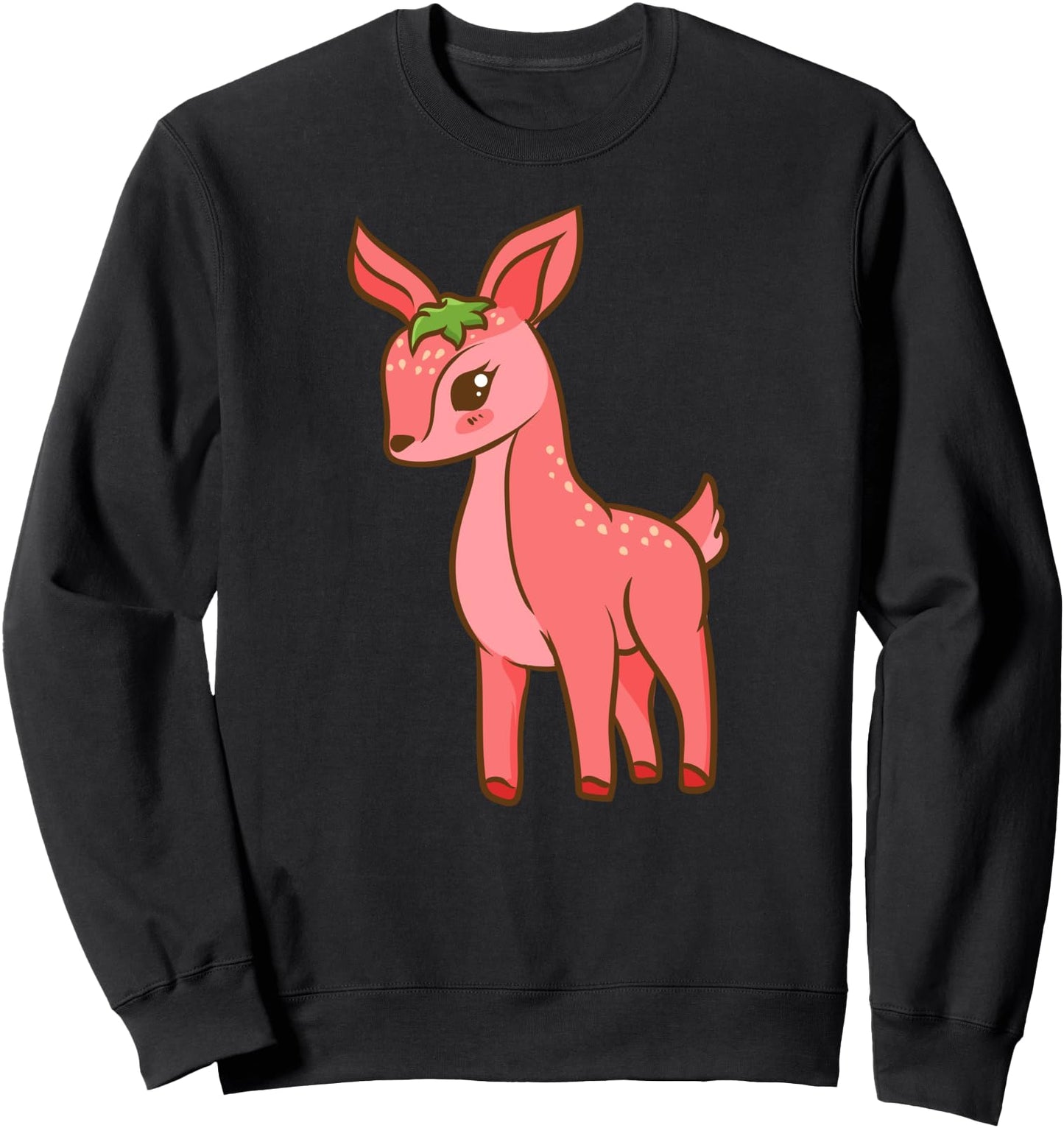 Cute Kawaii Anime - Strawberry Deer - Japanese Sweatshirt