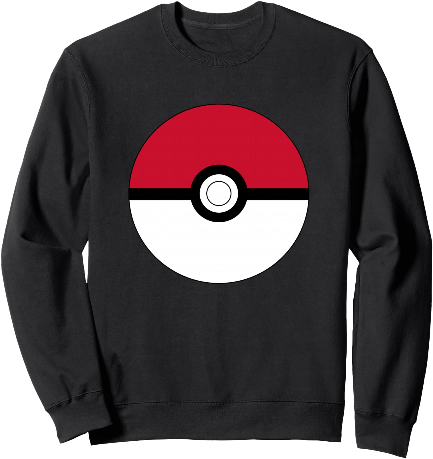 Pokmon Pok Ball Vintage Classic Red & White Logo Sweatshirt