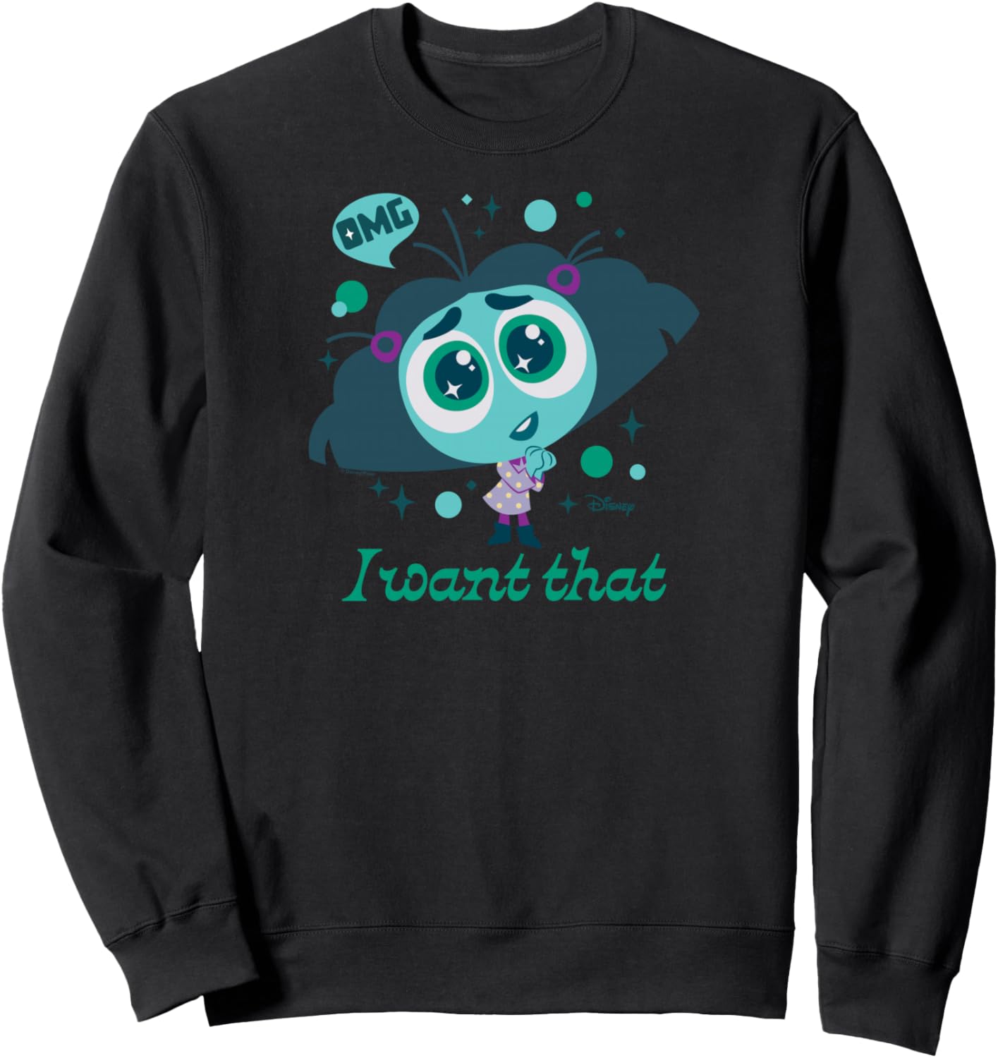 Inside Out 2 - Envy Character OMG I Want That Sweatshirt