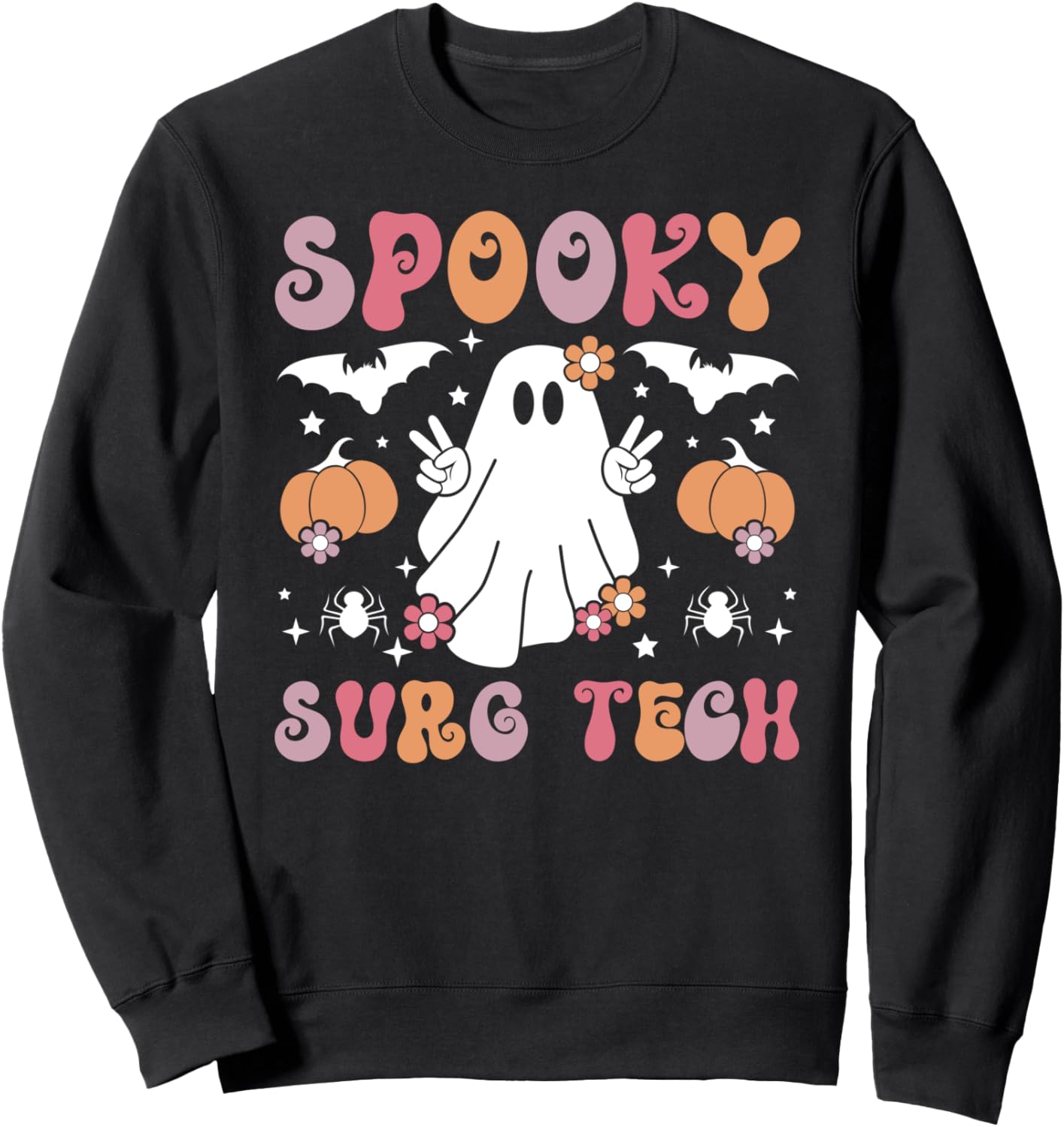 Spooky Surgical Technologist Halloween Surgical Tech Sweatshirt