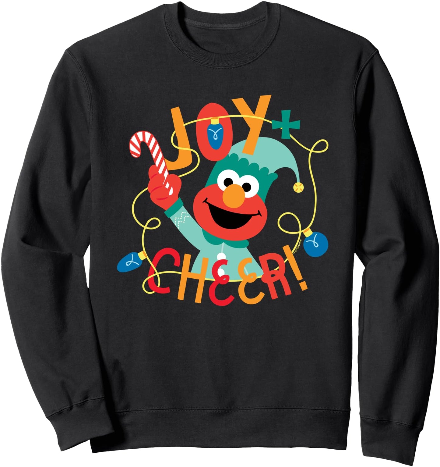 Sesame Street Christmas Joy And Cheer With Elmo Sweatshirt