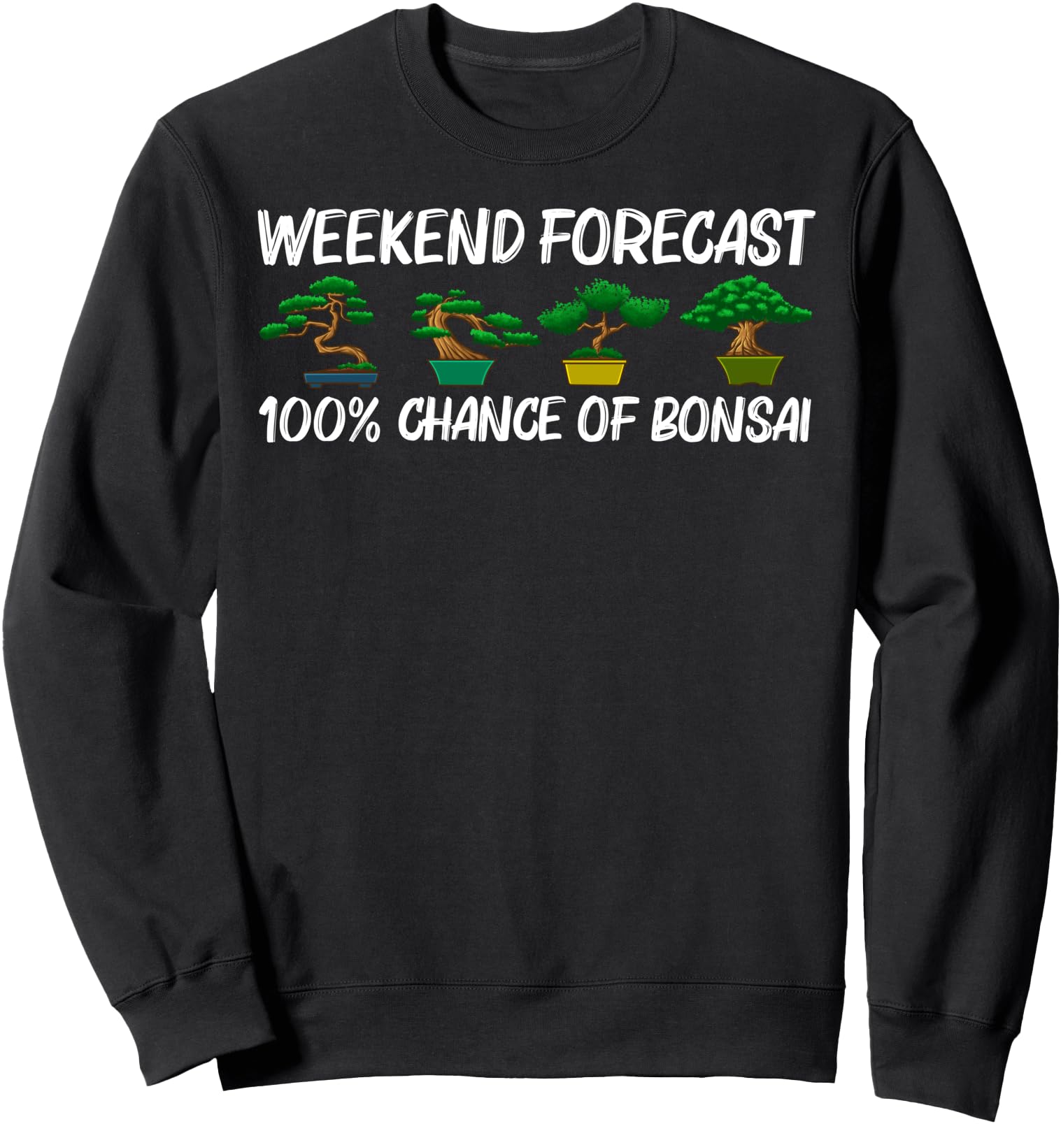 Cute Bonsai Design For Men Women Japanese Bonsai Tree Lovers Sweatshirt
