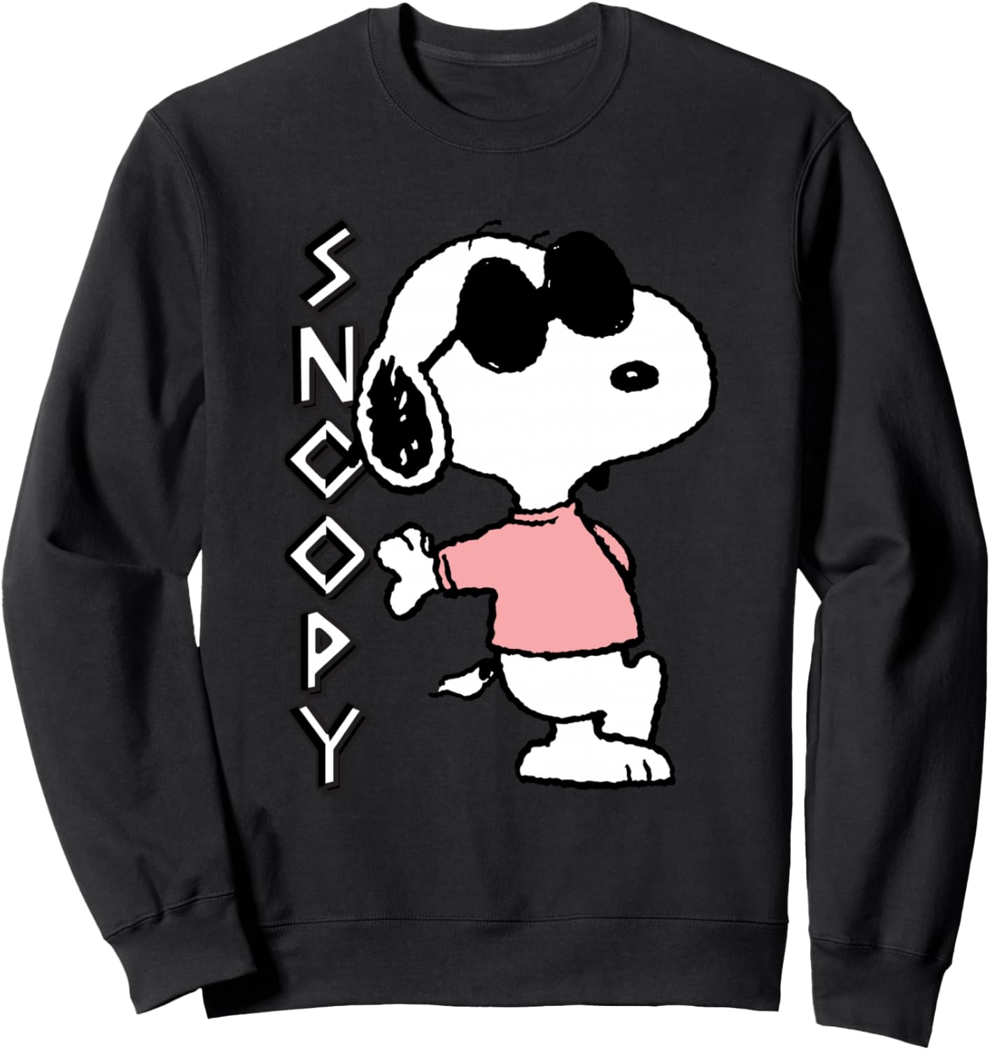 Peanuts cool Snoopy in pink Sweatshirt Sweatshirt