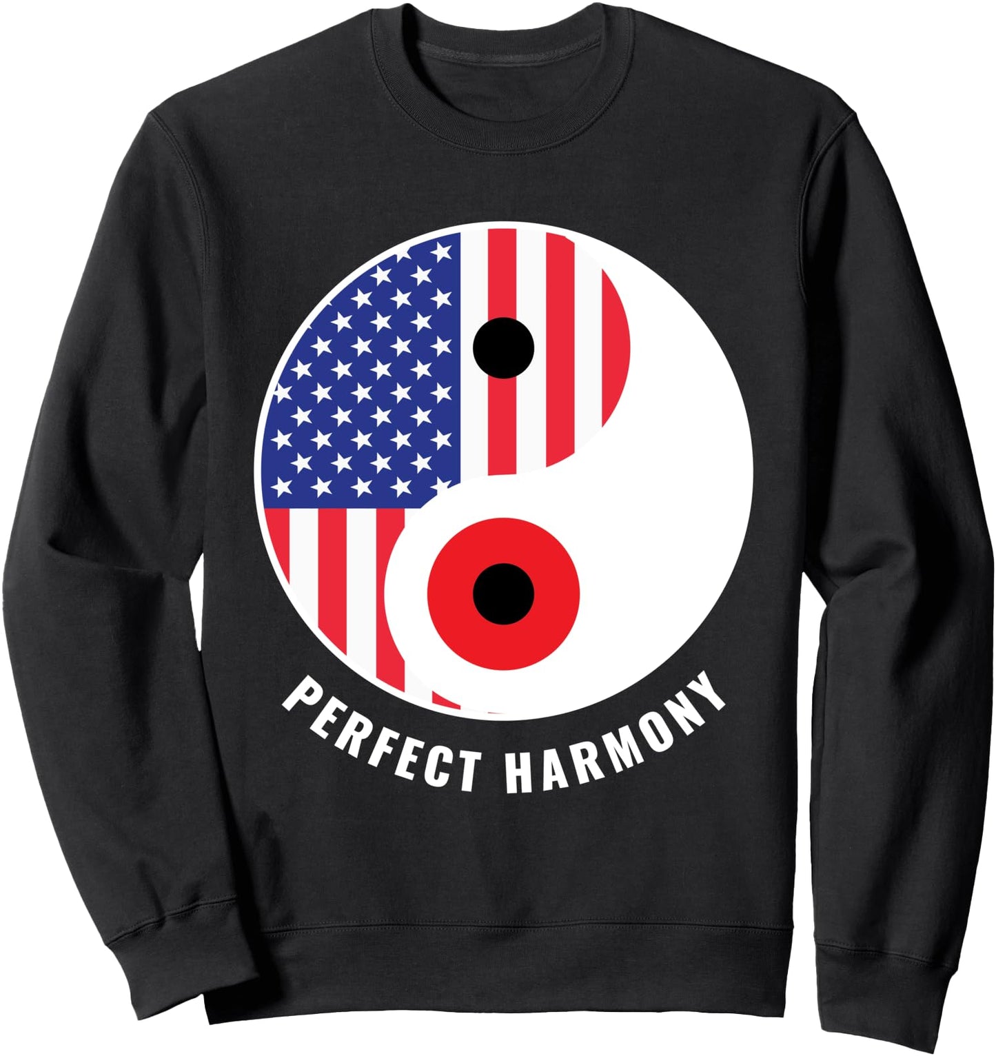 Proud USA Japan Shirt Ying Yang Heritage American Japanese Sweatshirt
