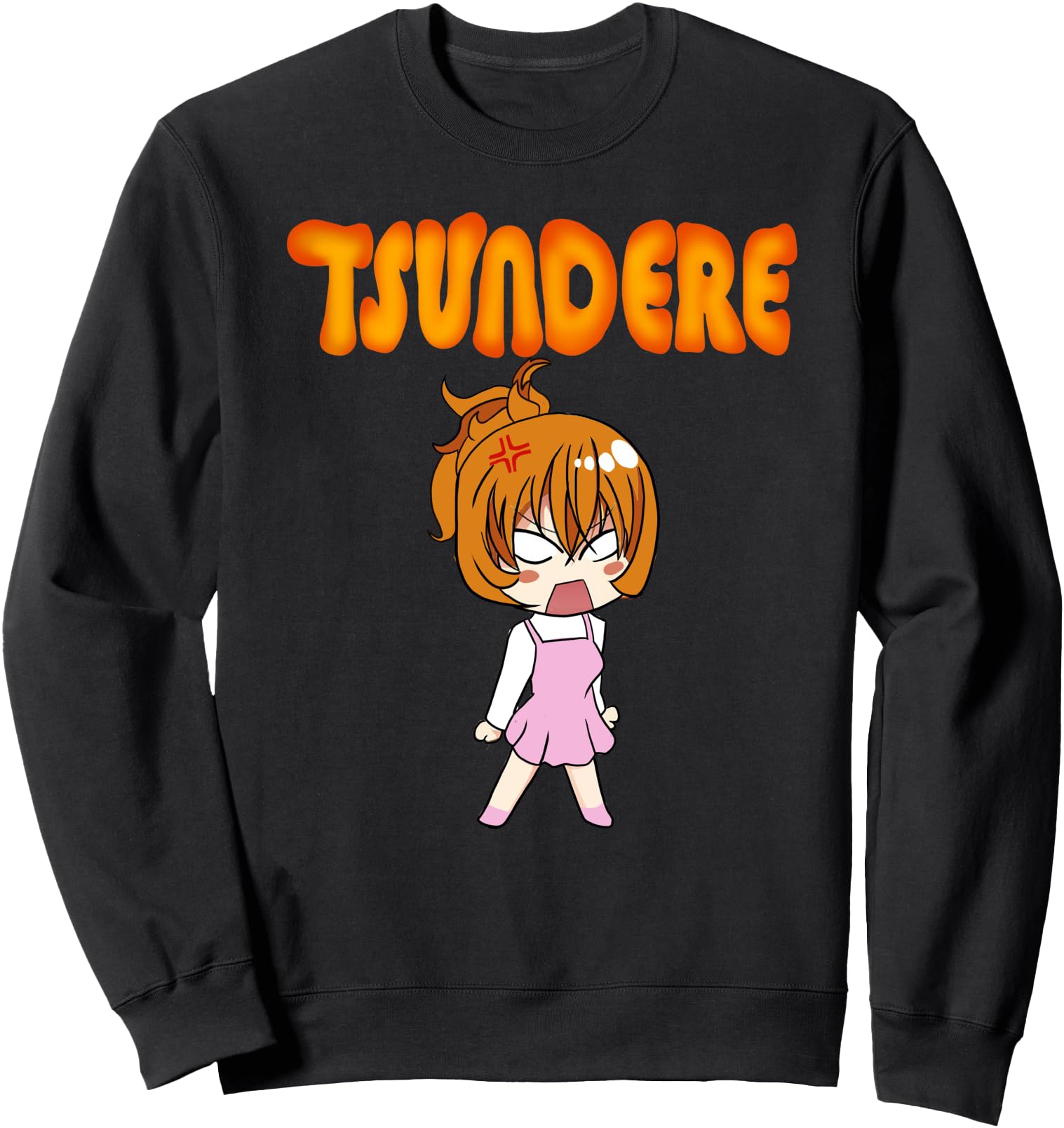 Anime Girl Tsundere Characteristics Japanese Tsundere Sweatshirt