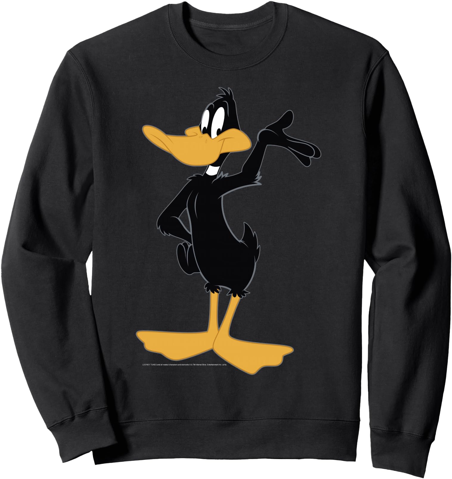 Looney Tunes Daffy Duck Simple Portrait Sweatshirt