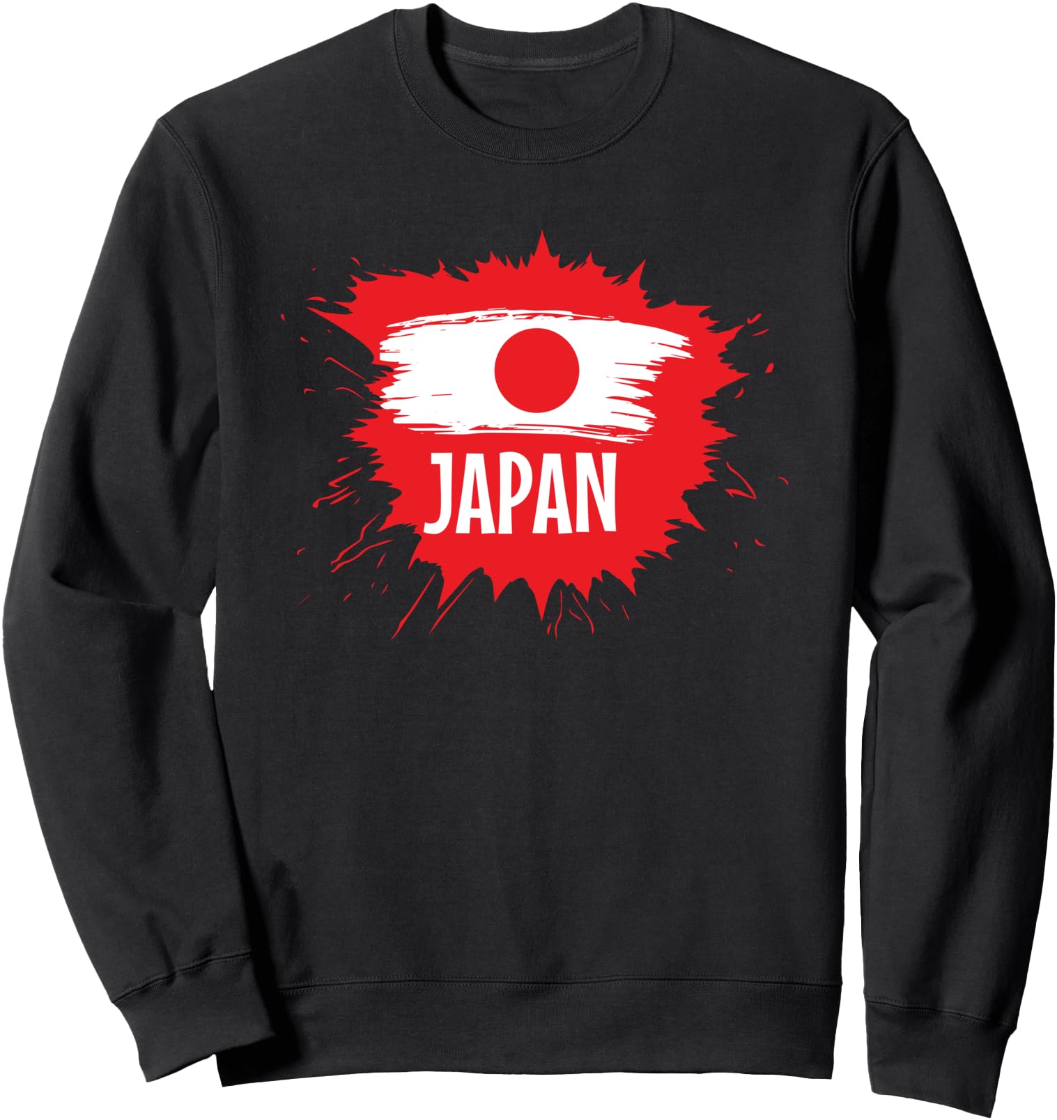 Stylish Japan Design - Modern Japanese Flag Sweatshirt