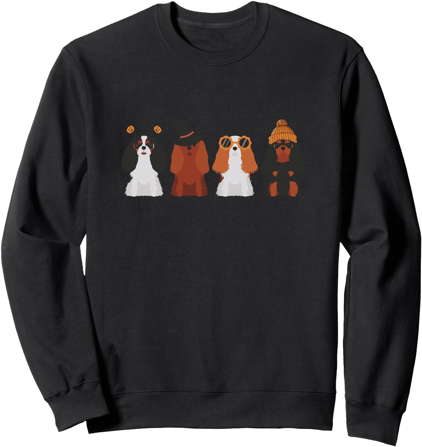 Cavalier King Charles Spaniel Halloween Cavalier Dog Mom Sweatshirt