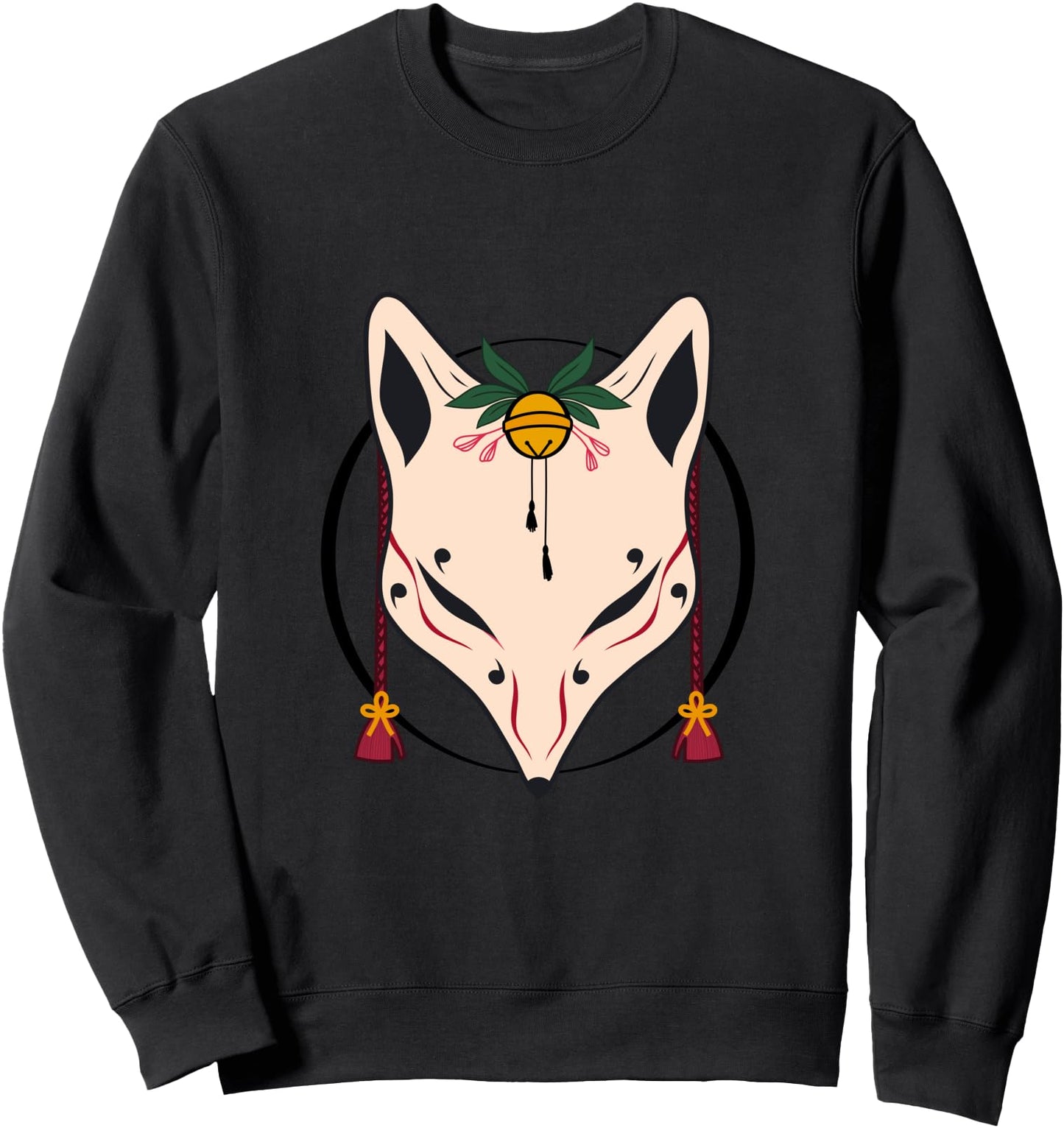 Fox Mask Japanese Culture Fox Ghost Sweatshirt