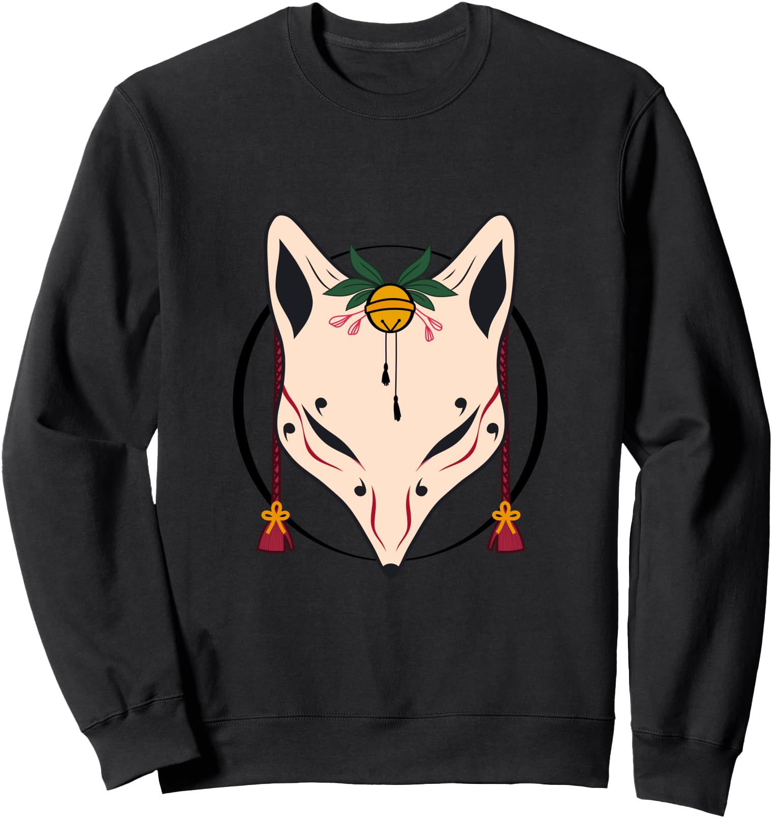 Fox Mask Japanese Culture Fox Ghost Sweatshirt