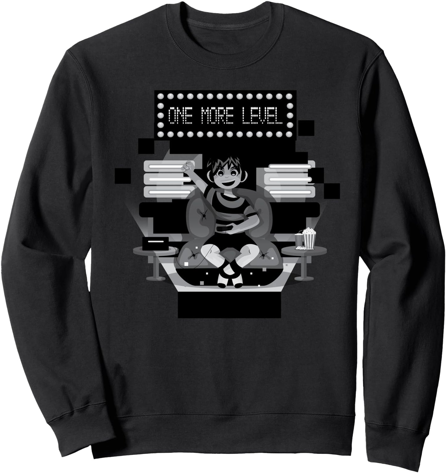 Anime Gamer - One More Level - Japanese Aesthetics - Otaku Sweatshirt