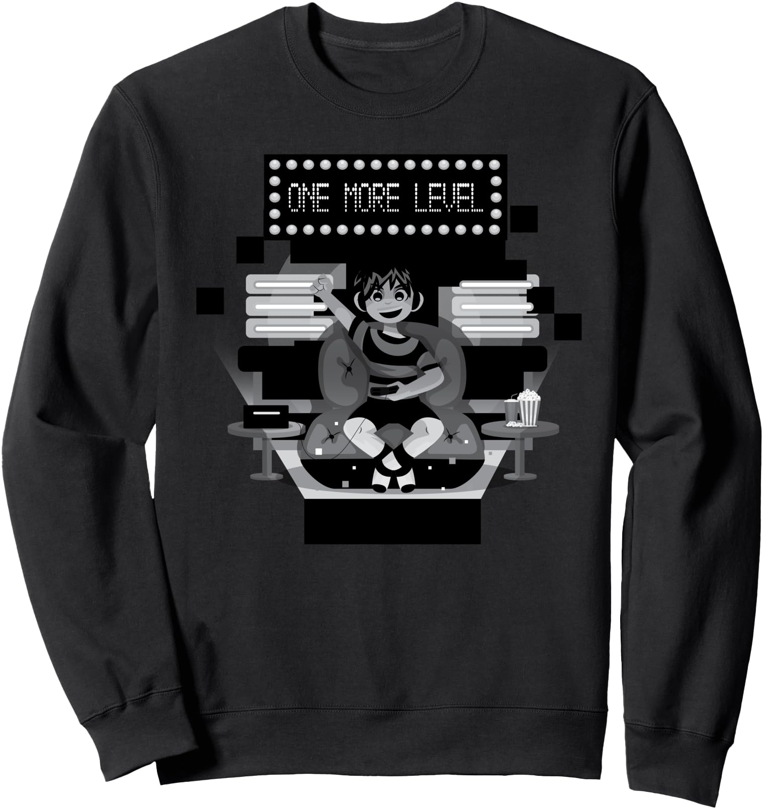 Anime Gamer - One More Level - Japanese Aesthetics - Otaku Sweatshirt