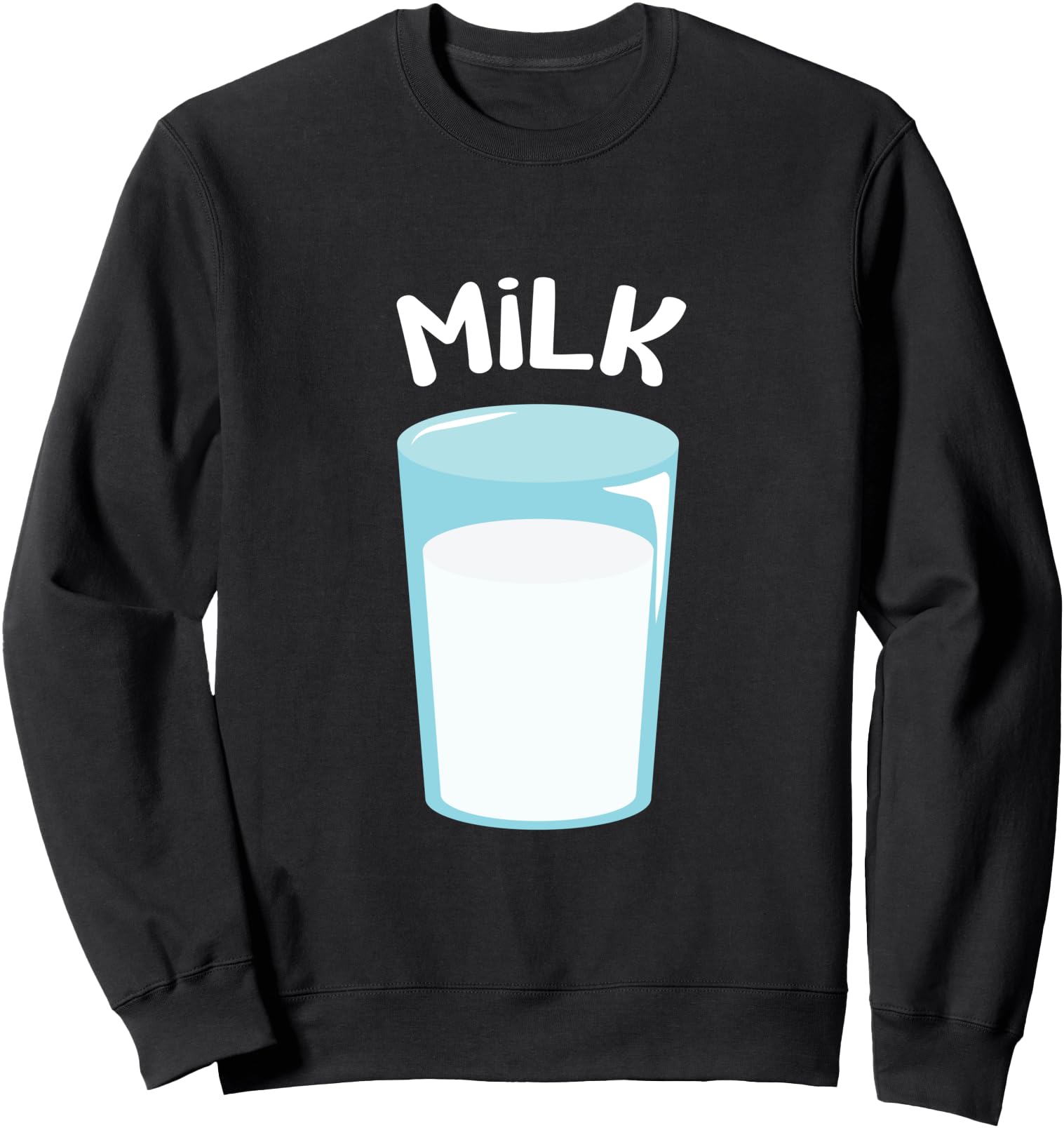 Milk Funny Cookies and Milk Halloween Couple Costume Sweatshirt