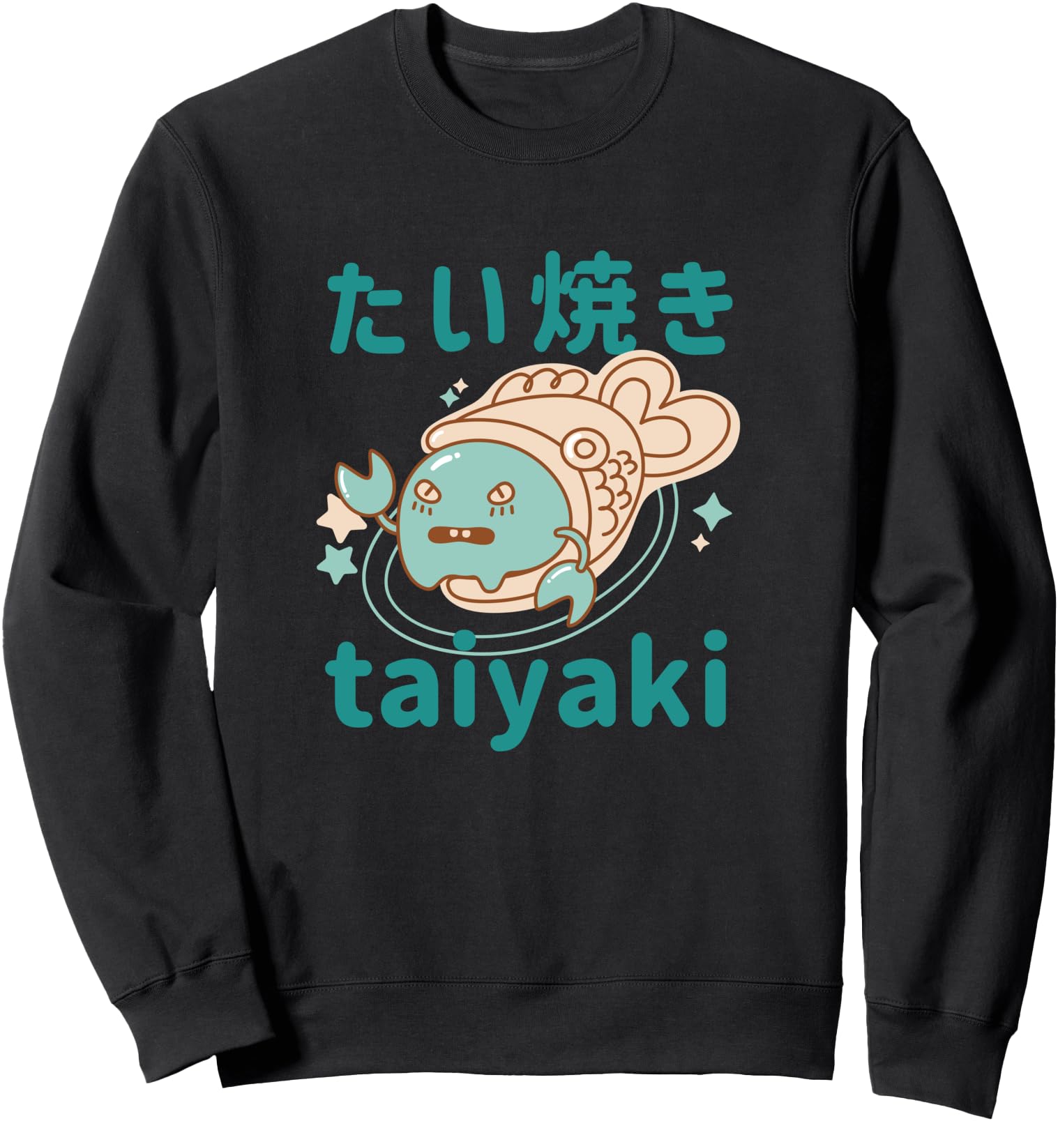Taiyaki Cool Monster Food Japanese Japan Fish Sweatshirt