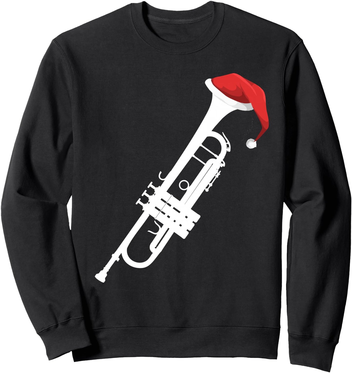 Christmas Trumpet Shirt - Santa Trumpet T-Shirt Sweatshirt