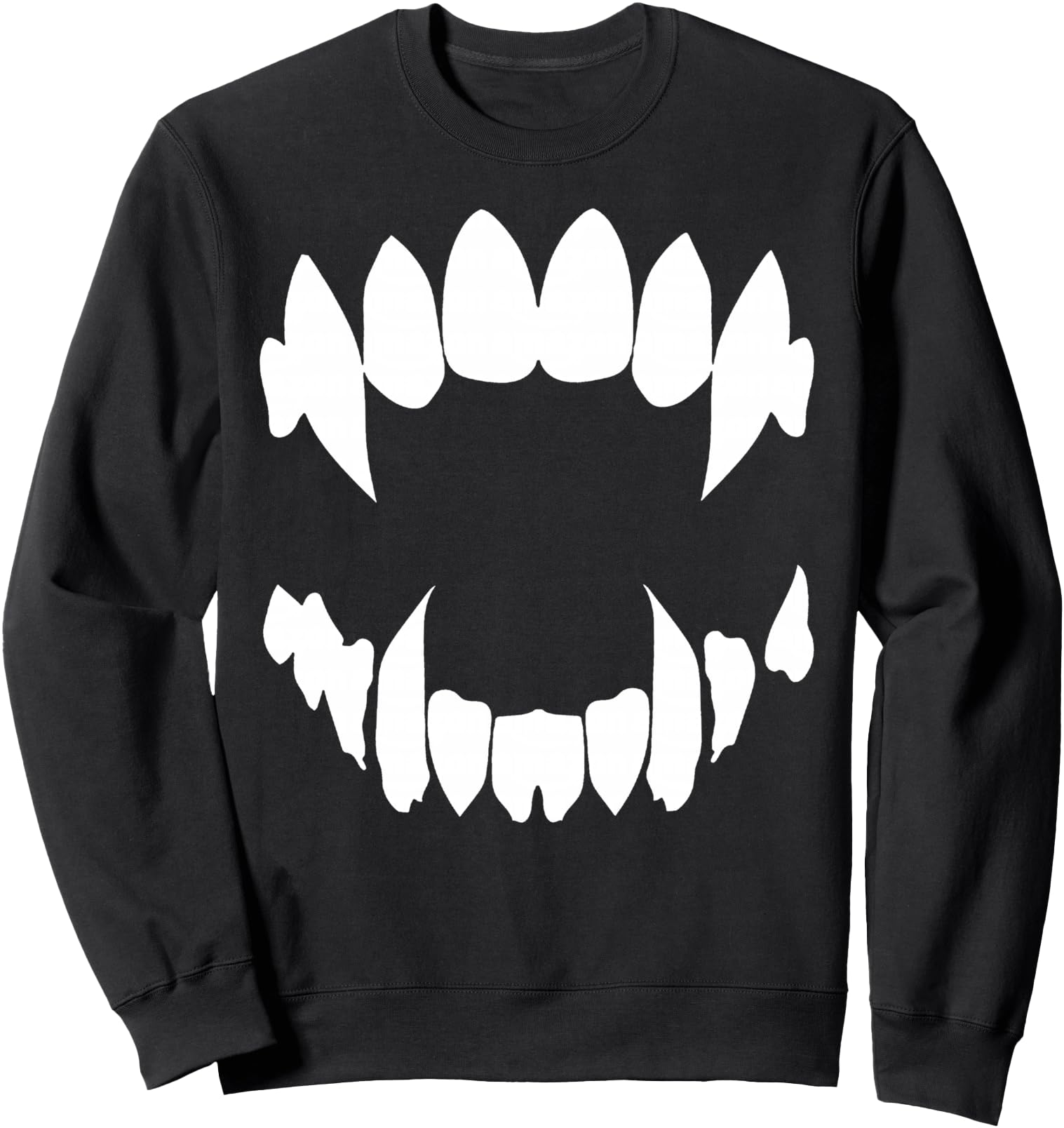 Vampire Fangs Occult Dark Grunge Bite Goth Aesthetic Teeth Sweatshirt