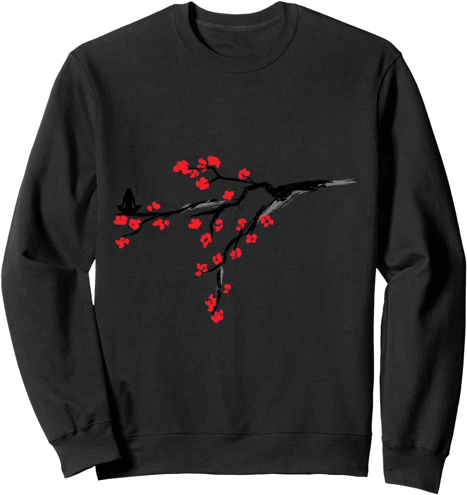 Zen Tree Cherry Blossom Japanese Art Japan Peach Blossom Sweatshirt