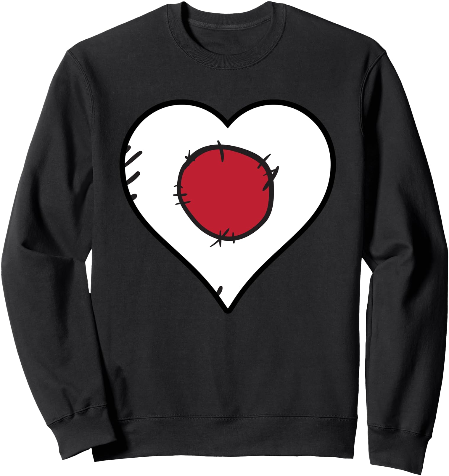 Japan Heart Japanese Flag Sweatshirt