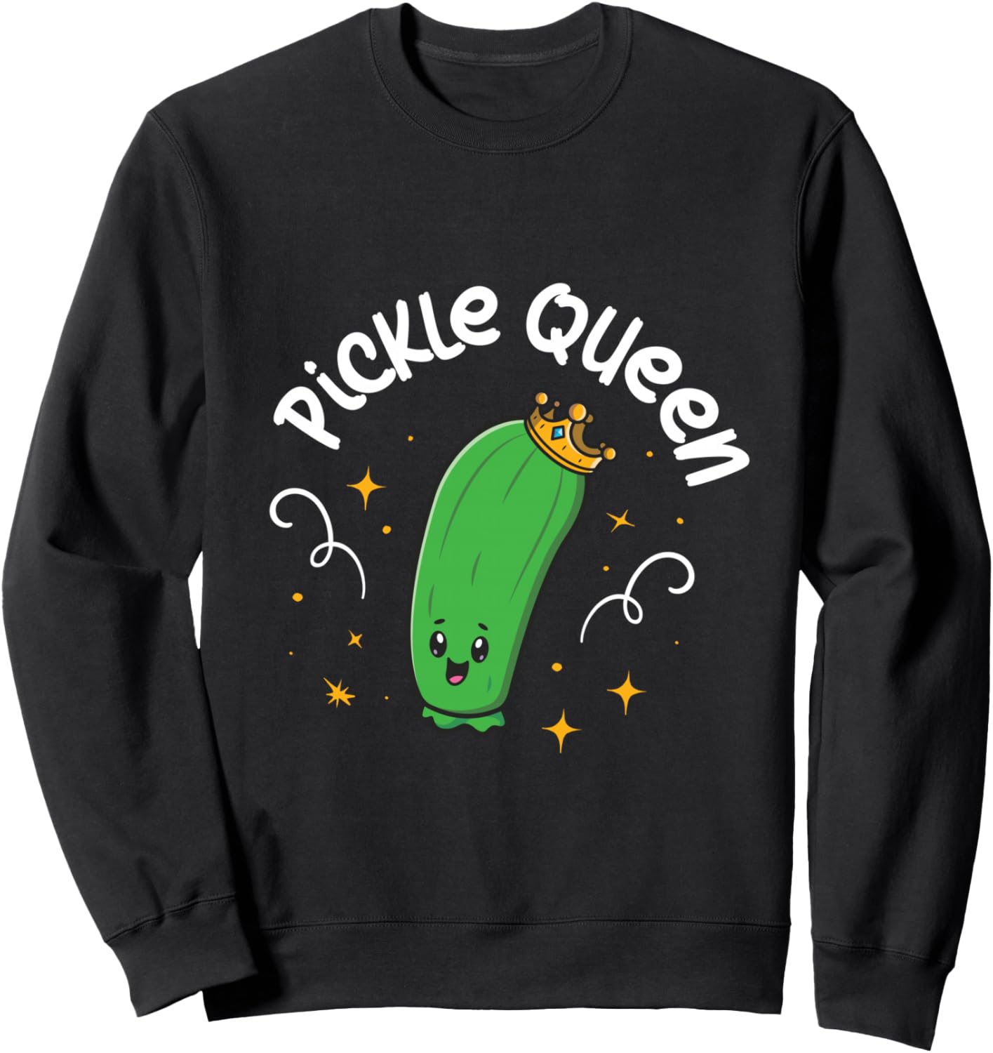 Pickle Queen Cucumber Pickles Vegetables Pickled Cucumbers Sweatshirt