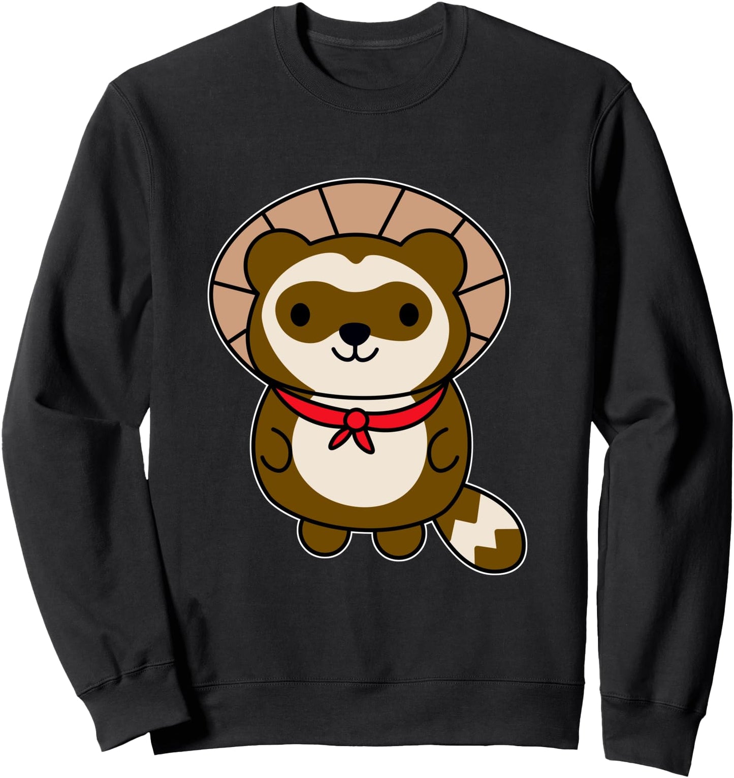 Cute Kawaii Tanuki Shirt - Japanese Raccoon Dog Gift Idea Sweatshirt
