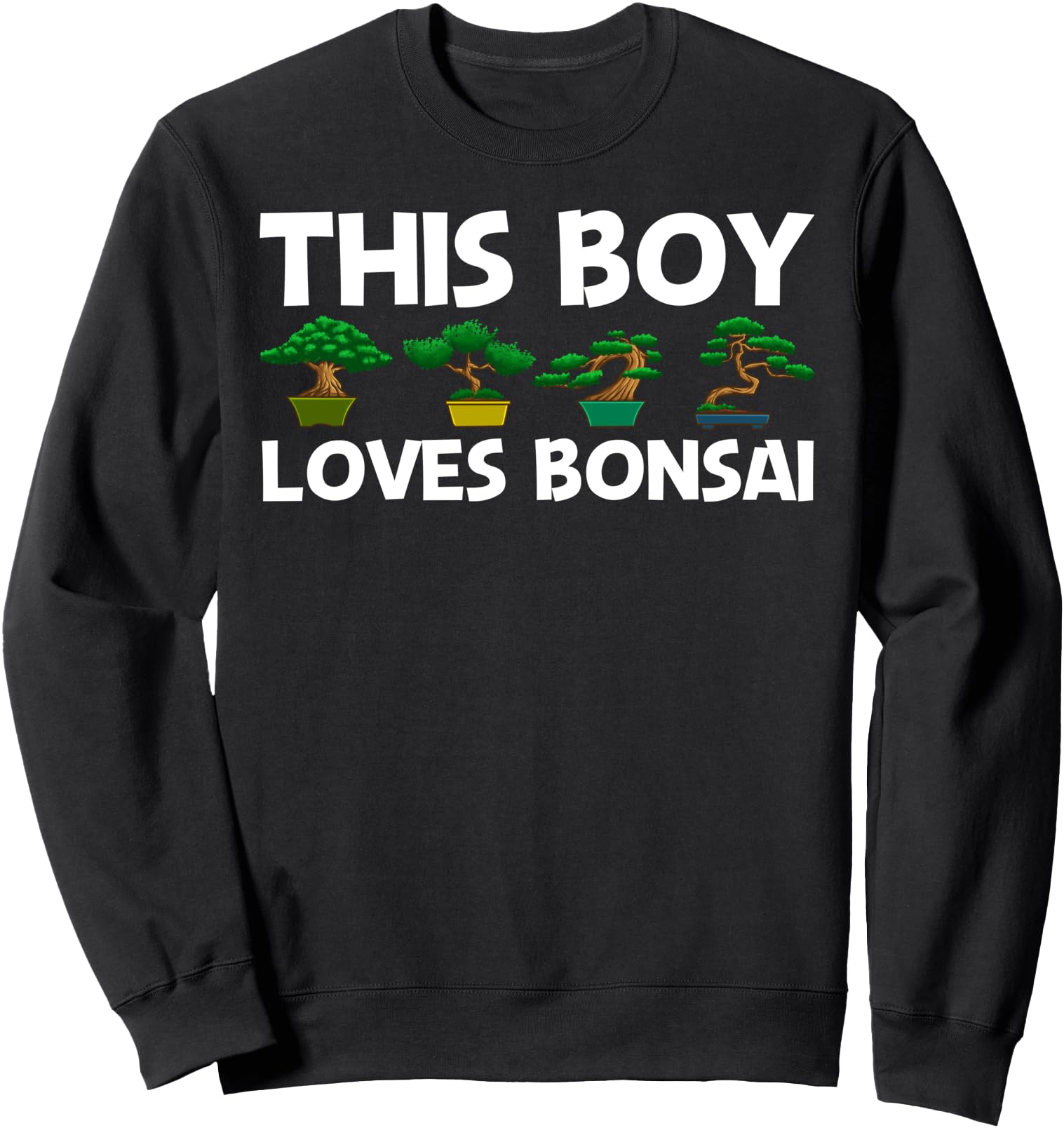 Cute Bonsai Design For Boys Men Japanese Bonsai Tree Lovers Sweatshirt