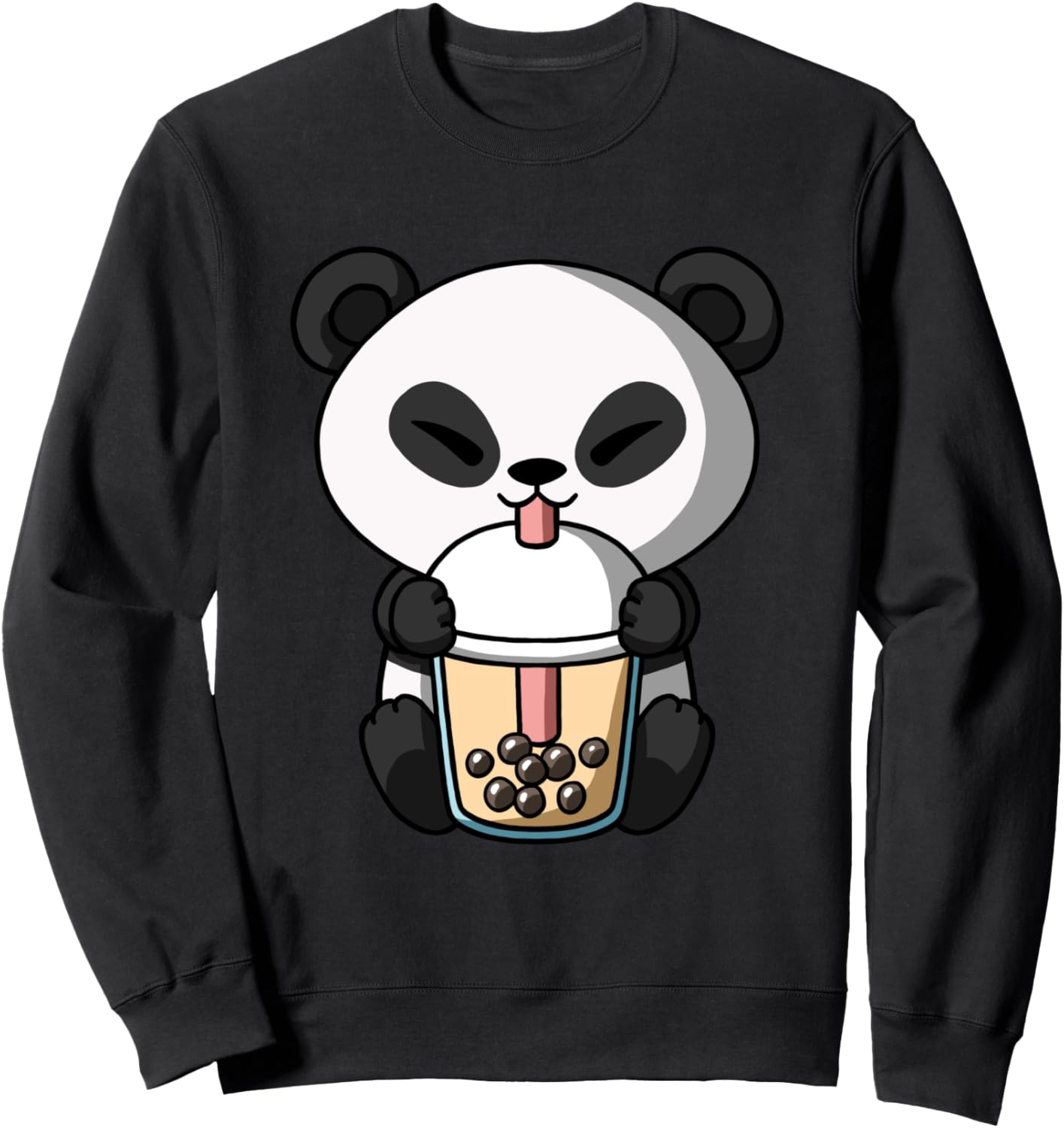 Kawaii Panda Bear Boba Milk Tea Bubble Tea Anime Sweatshirt