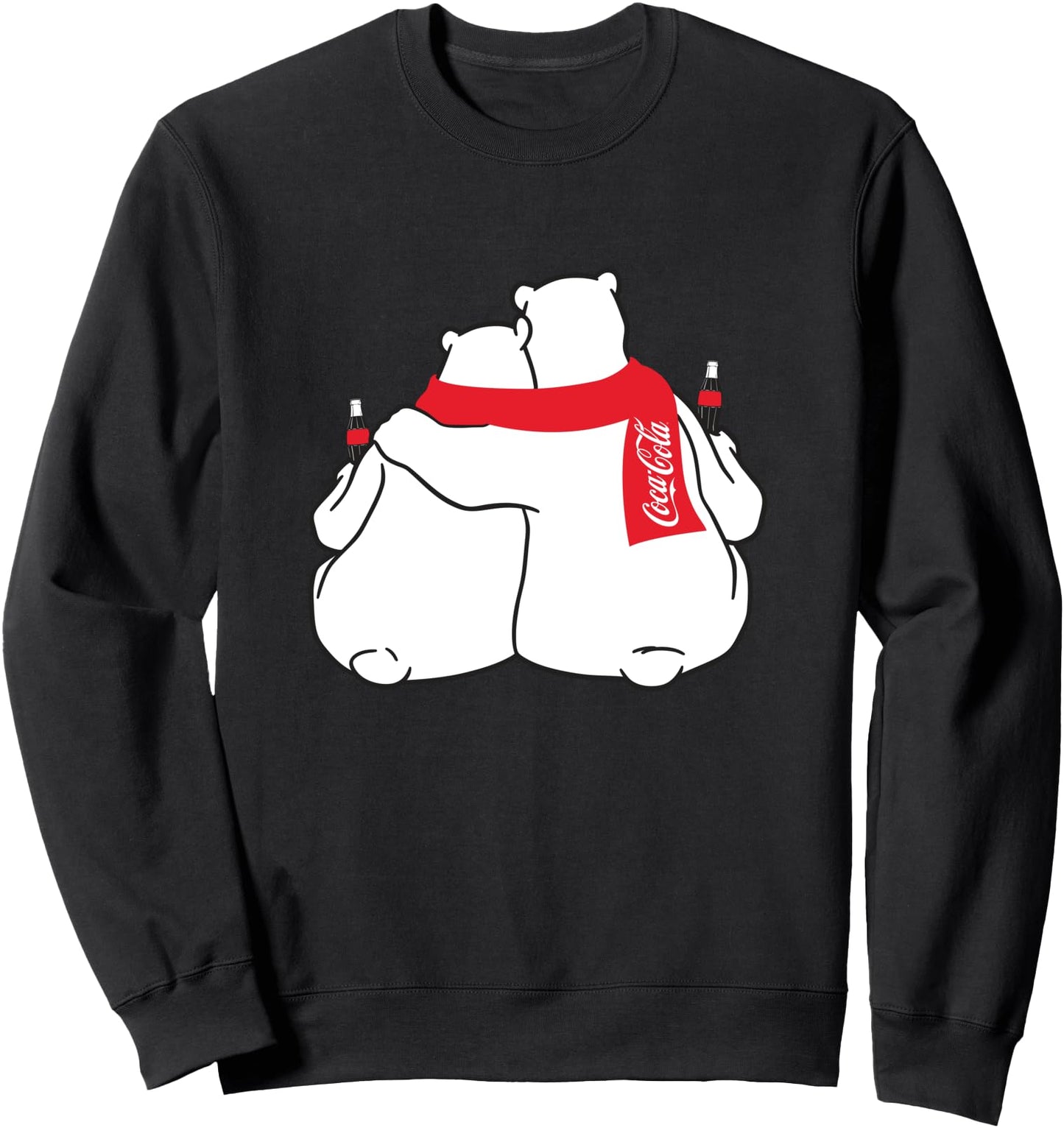 Coca-Cola Christmas Day Polar Bears Hug Sweatshirt